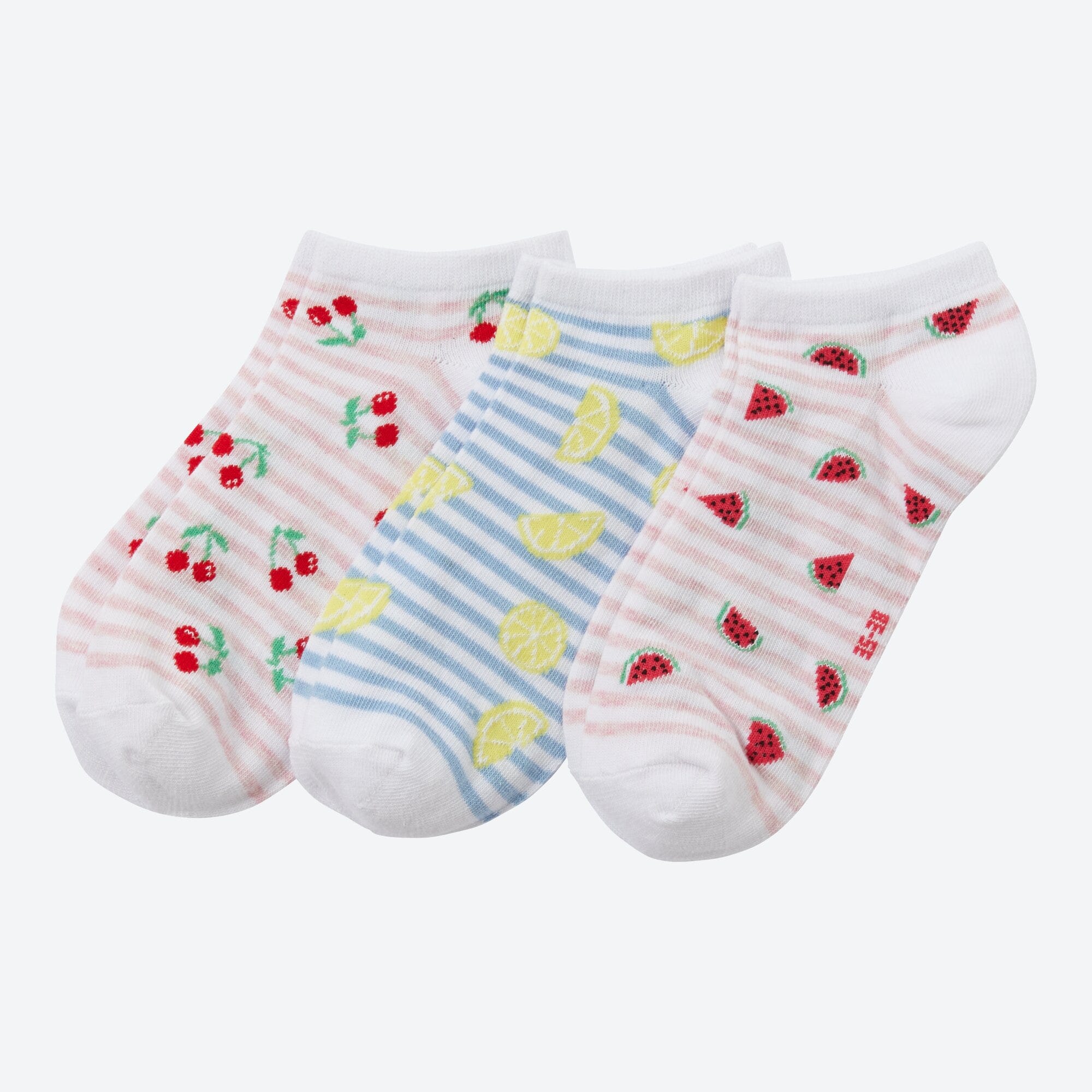 Damen-Sneaker-Socken mit Trend-Muster, 3er-Pack