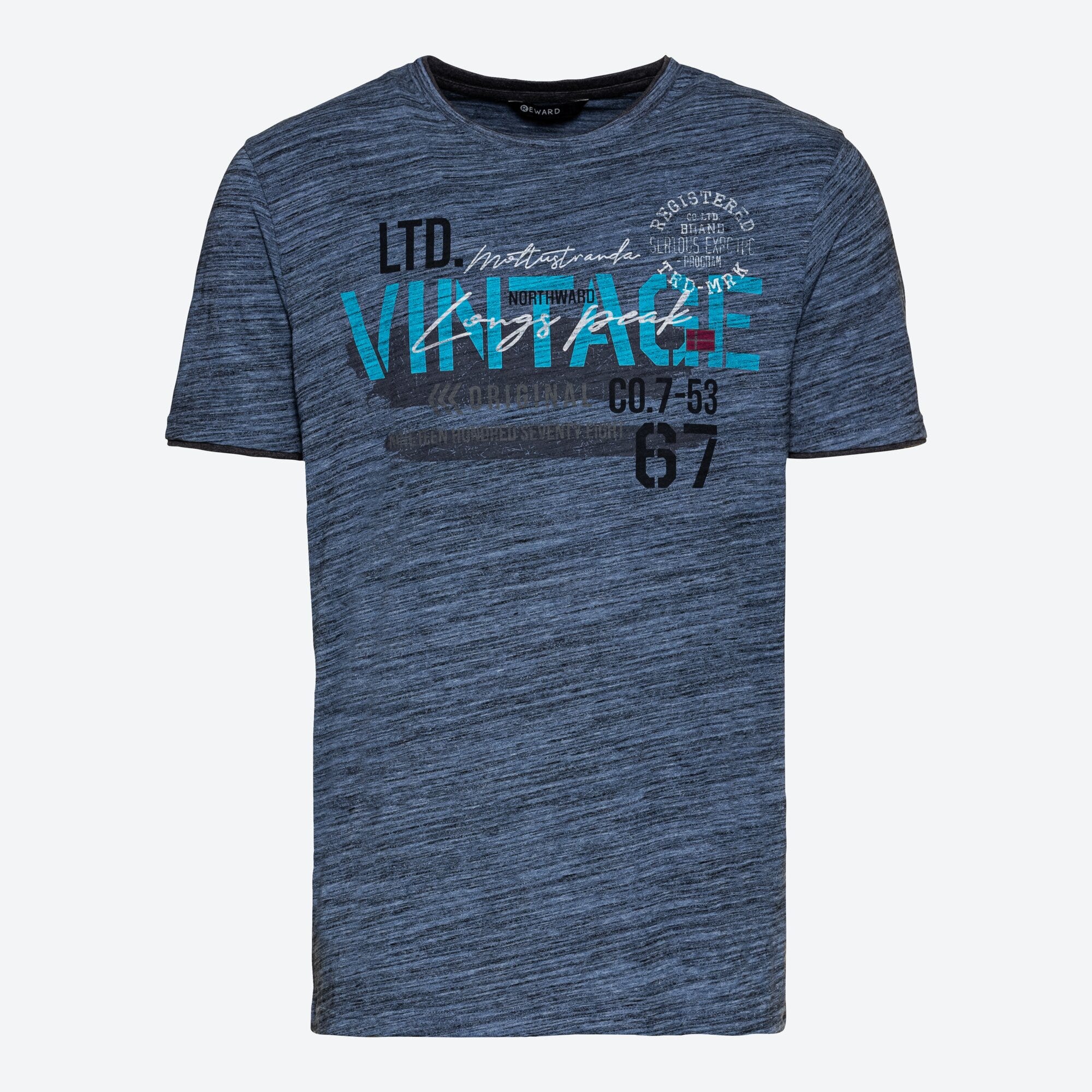 Herren-T-Shirt in Vintage-Optik