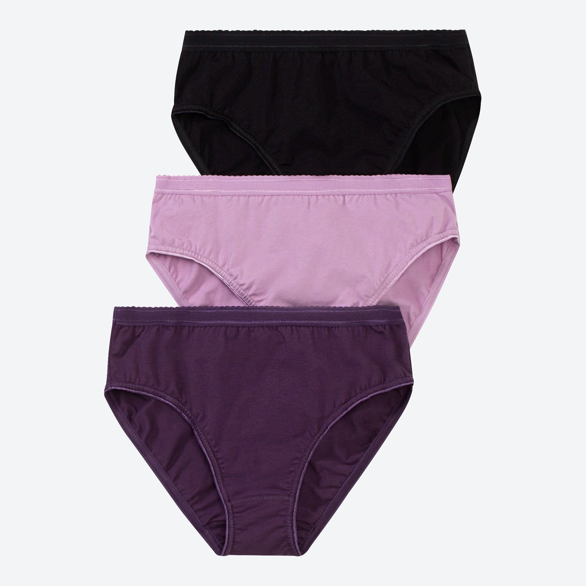 Damen-Rioslip mit Glanz-Bund, 3er-Pack