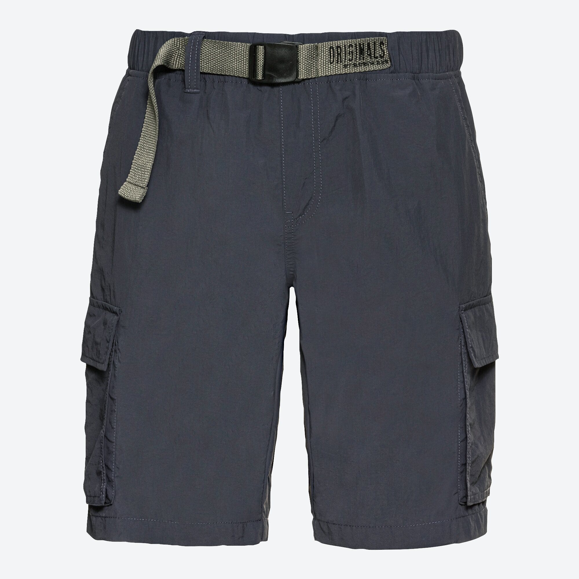 Herren-Bermudas mit Cargo-Taschen, mit Gürtel