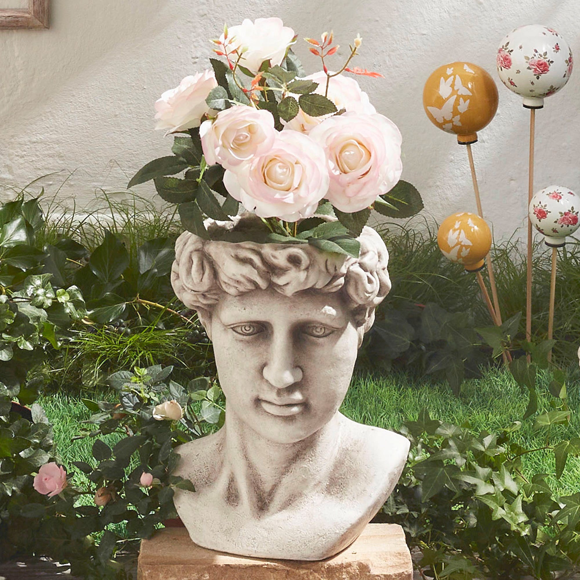 Blumentopf in fabelhaftem Design, ca. 21x21x32cm