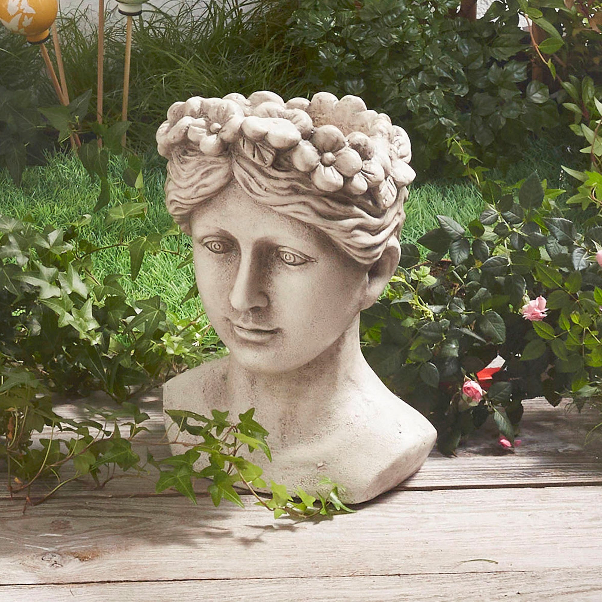 Blumentopf in fabelhaftem Design, ca. 21x21x32cm
