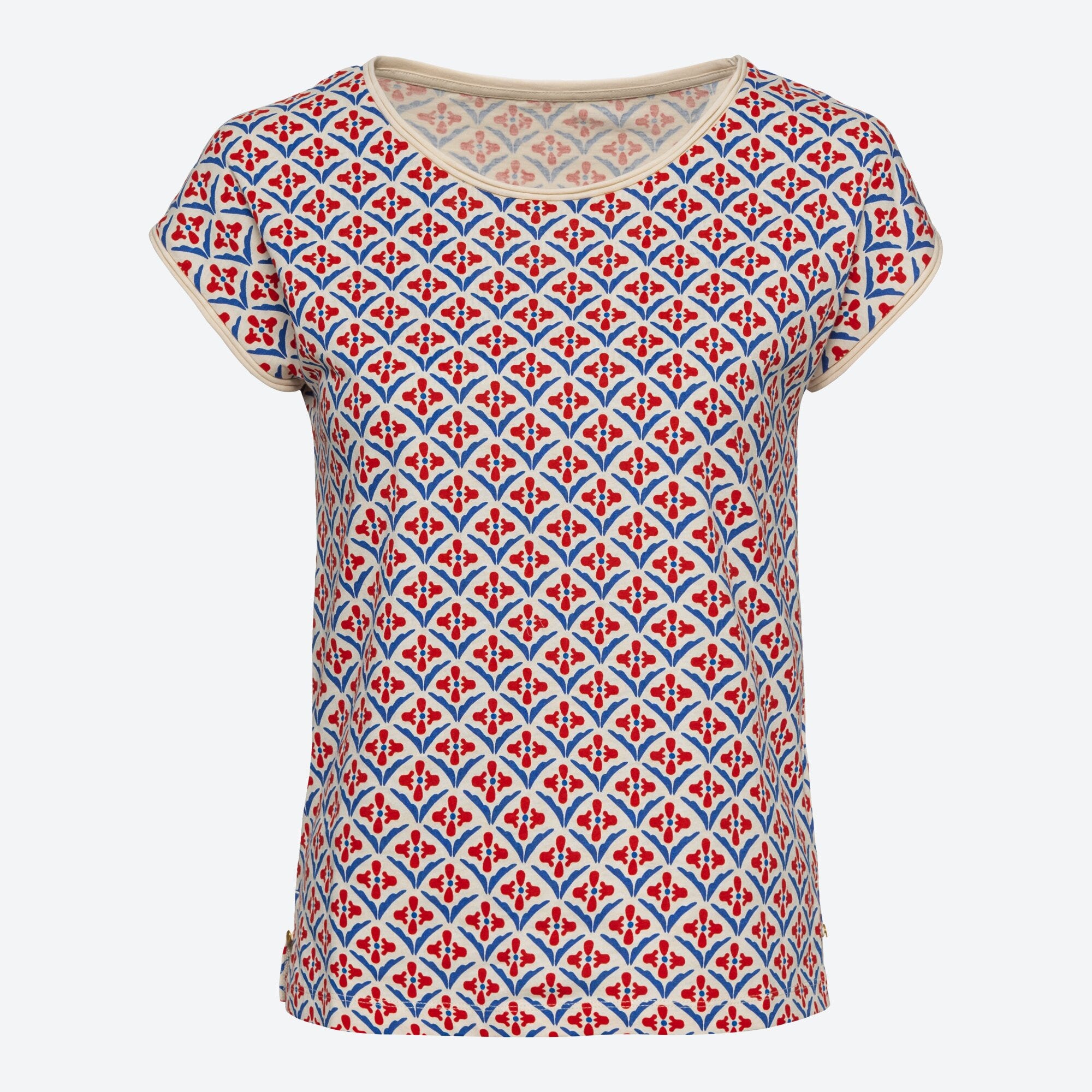 Damen-T-Shirt mit überschnittenen Ärmeln