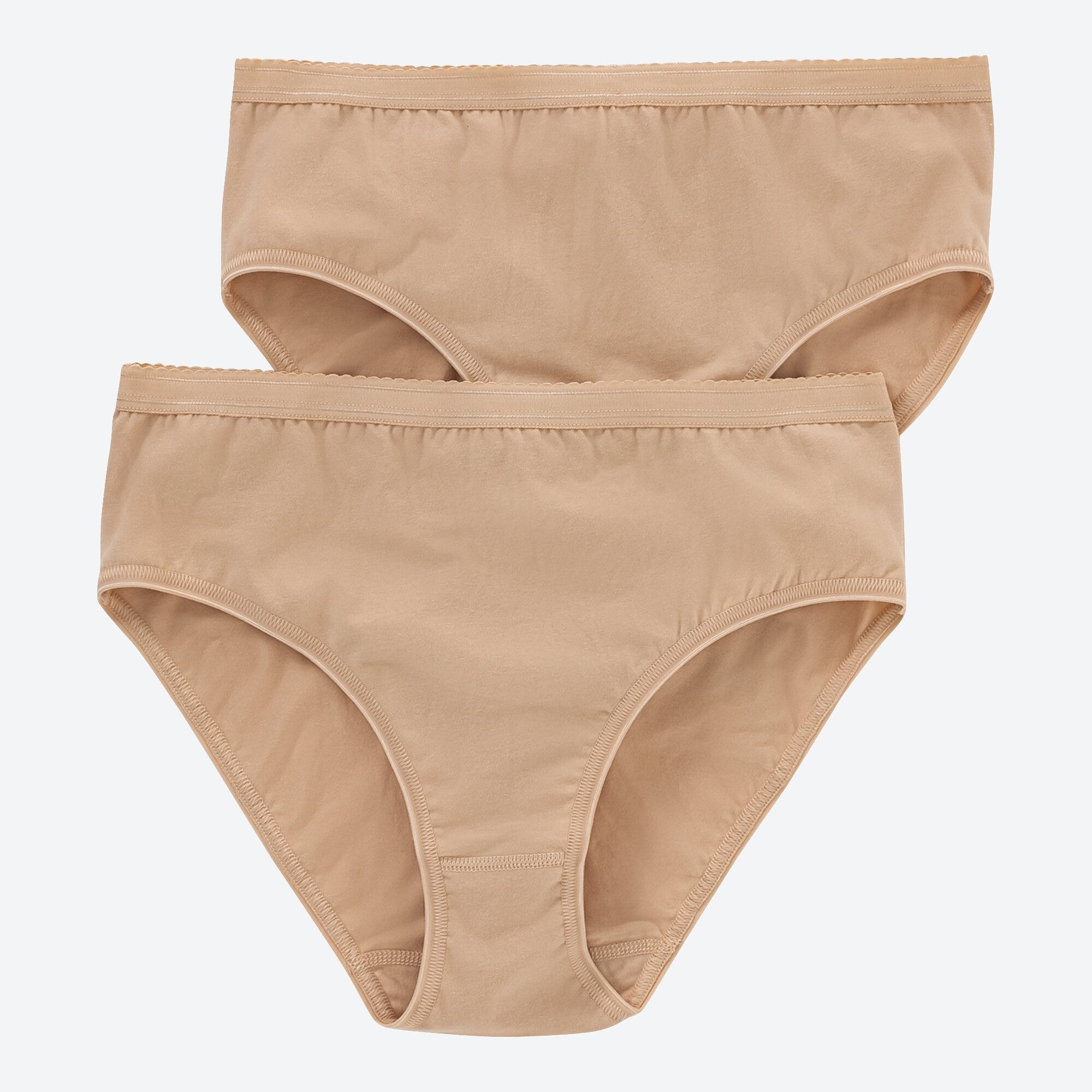 Damen-Rioslip mit Glanzstreifen, 2er-Pack