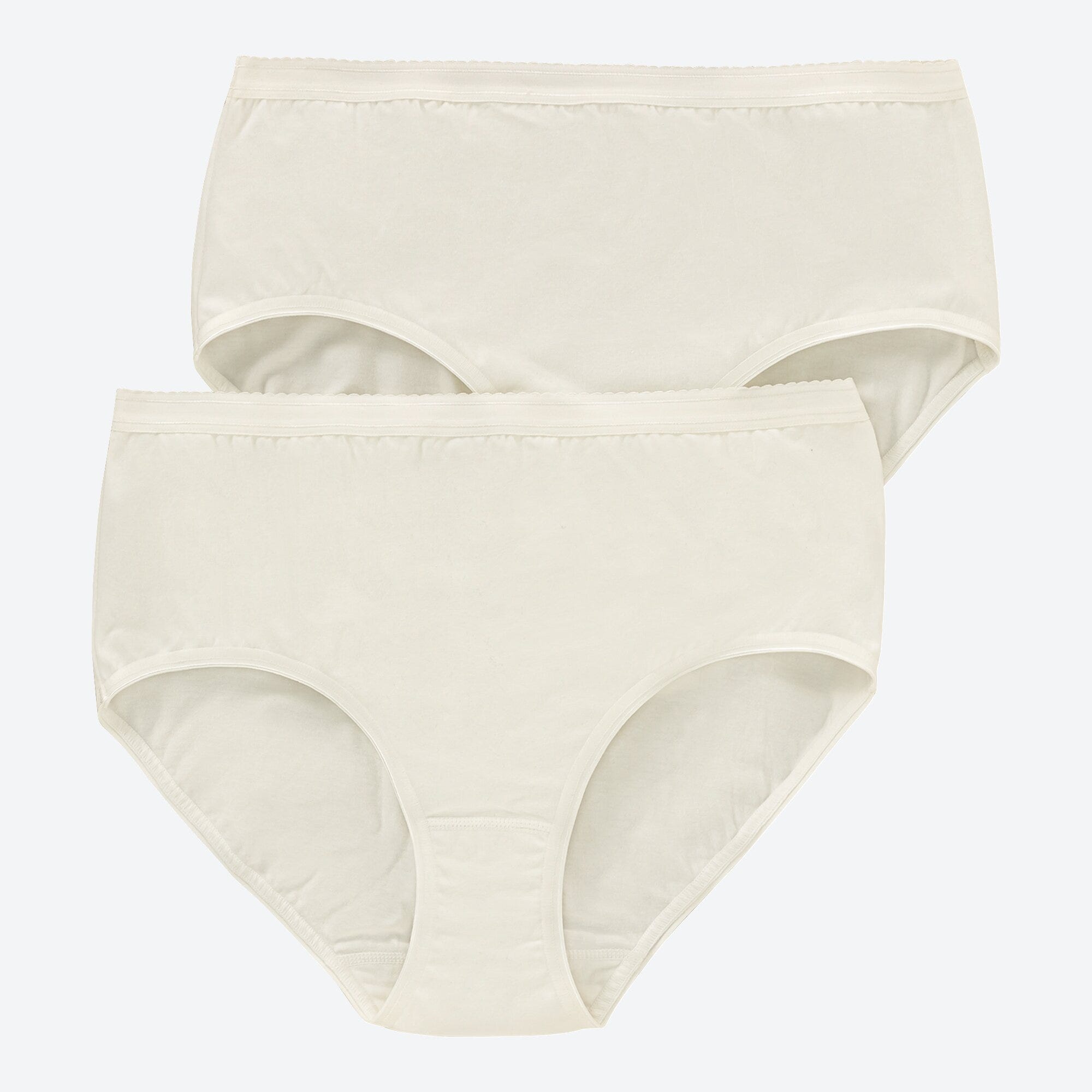 Damen-Taillenslip mit hübschem Bund, 2er-Pack