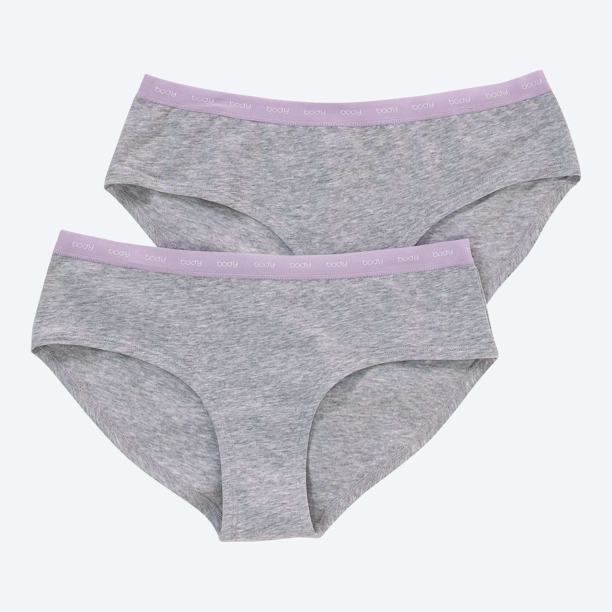 Damen-Panty in Melange-Optik, 2er-Pack
