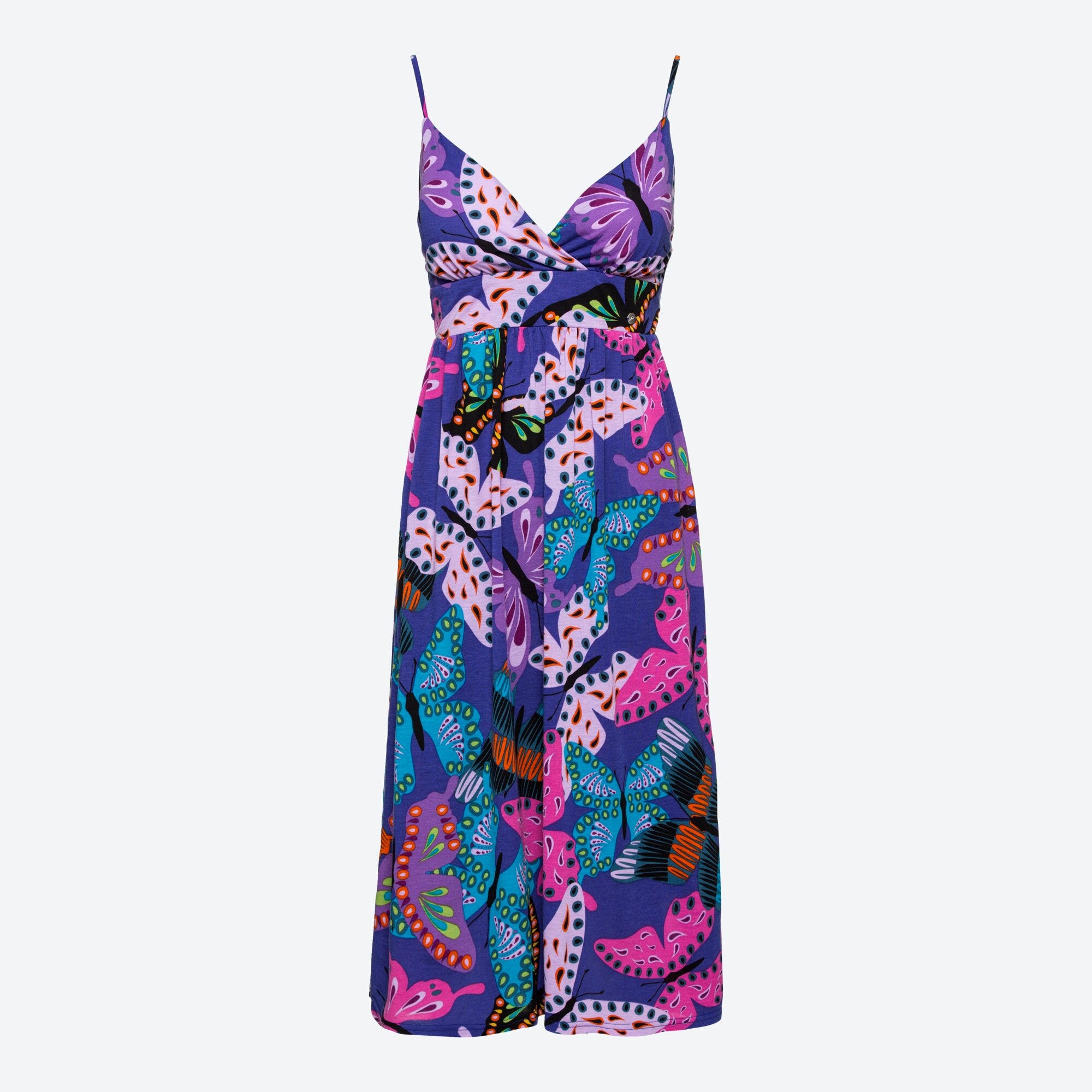 Damen-Kleid mit Schmetterlingsmuster