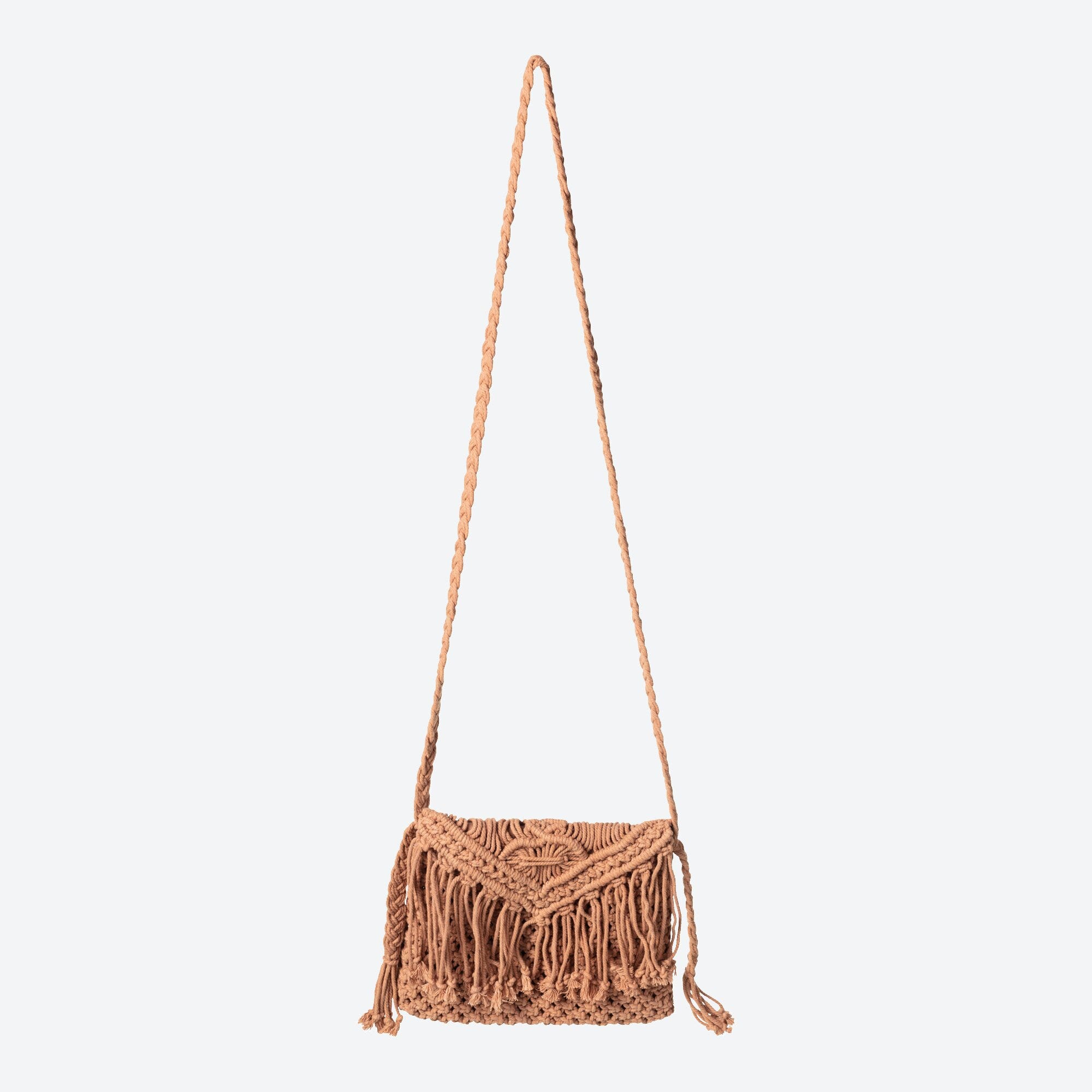 Damen-Handtasche in Makramee-Optik