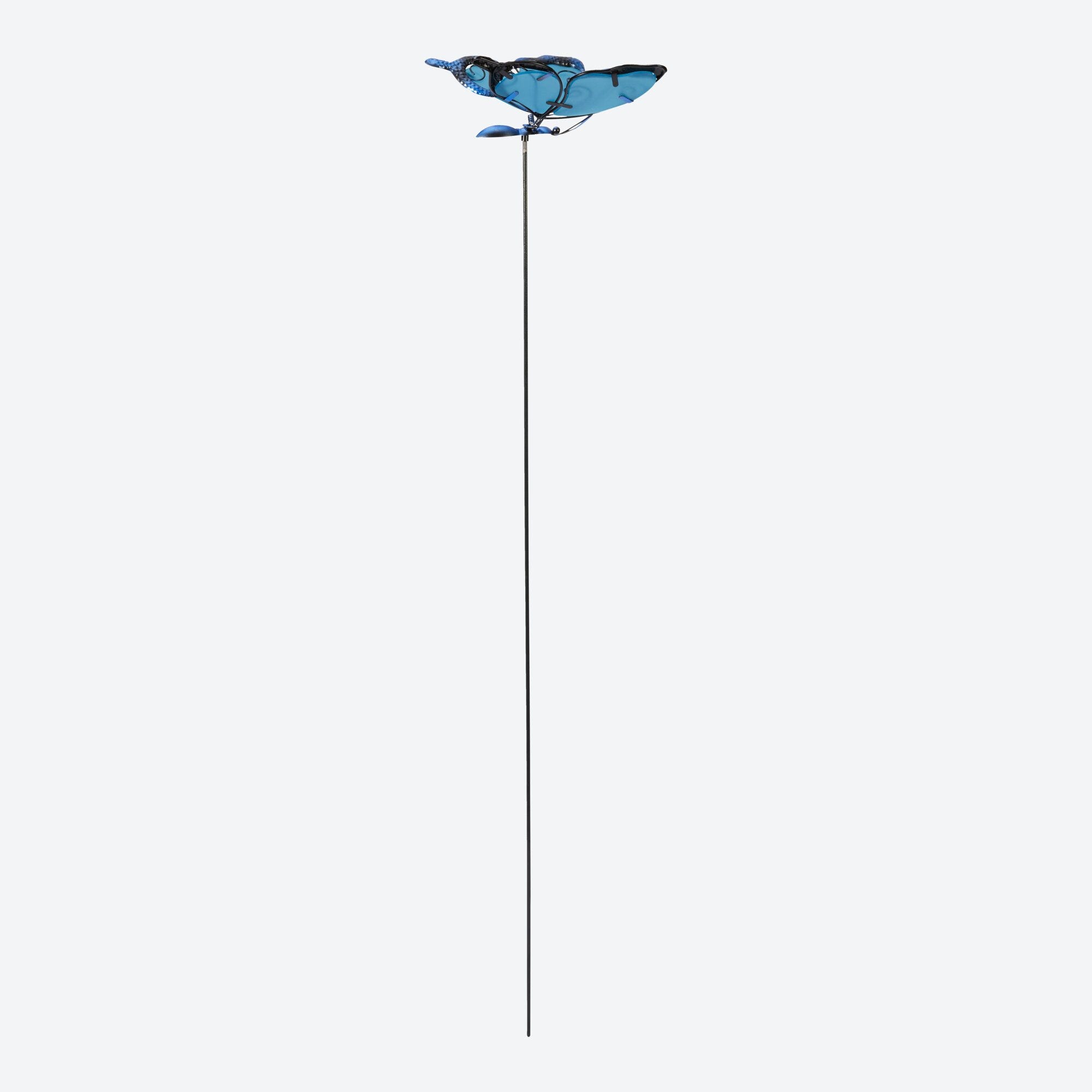 Gartenstecker in Schmetterlings-Design, ca. 18x14,5x76cm