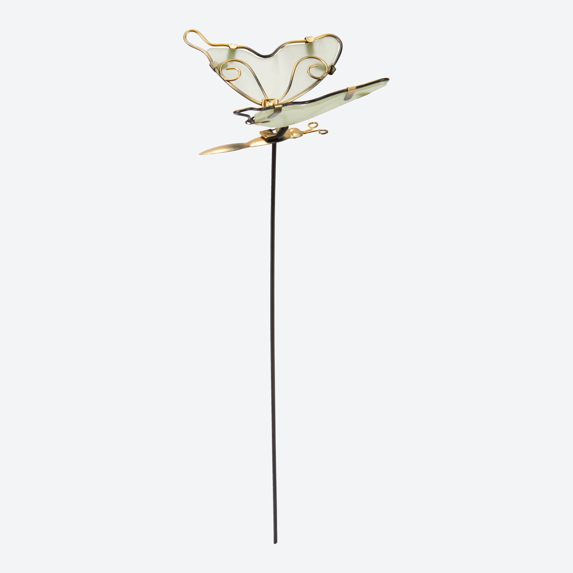 Gartenstecker in Schmetterlings-Design, ca. 9x7x30cm