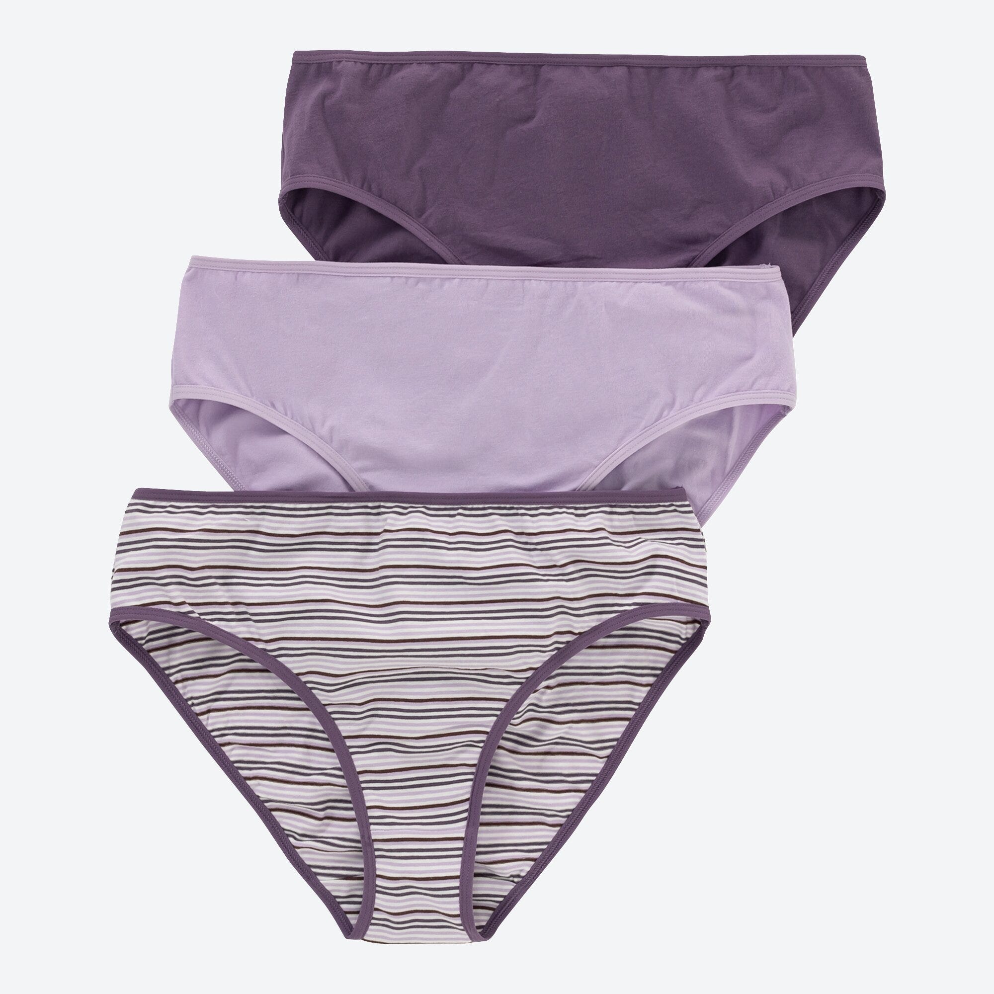 Damen-Rioslip mit Ringelmuster, 3er-Pack
