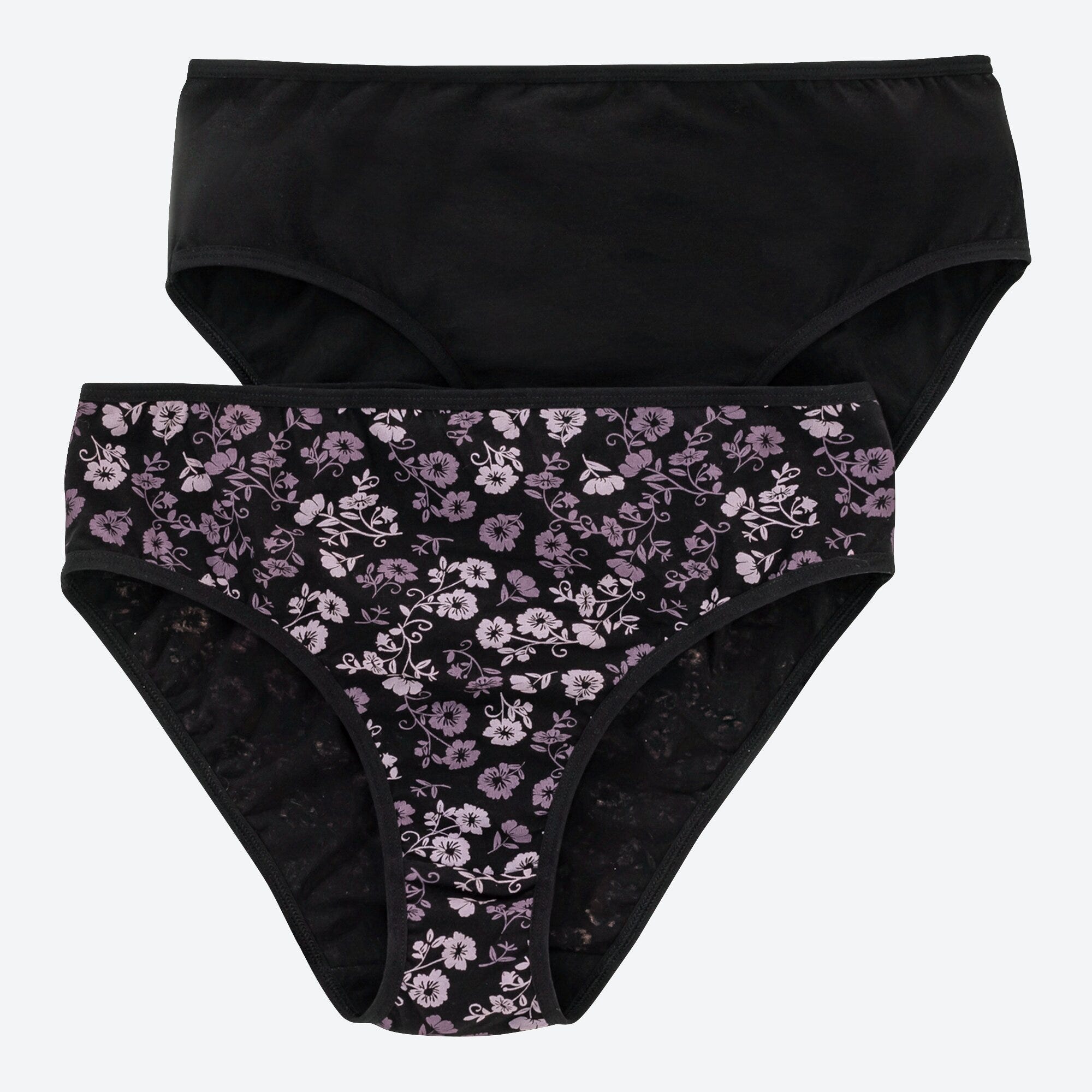 Damen-Rioslip mit Blumenmuster, 2er-Pack