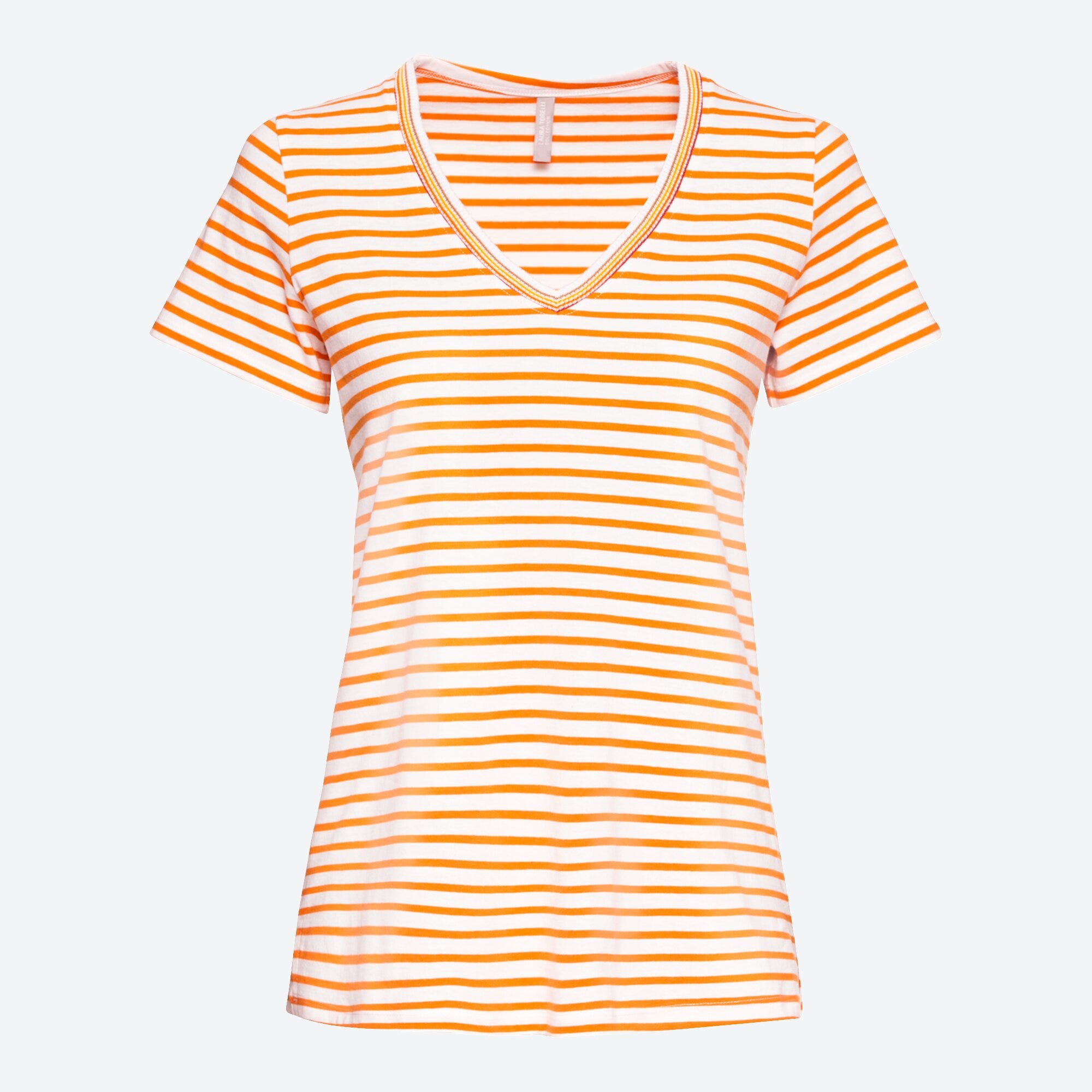 Damen-T-Shirt mit Streifenmuster
