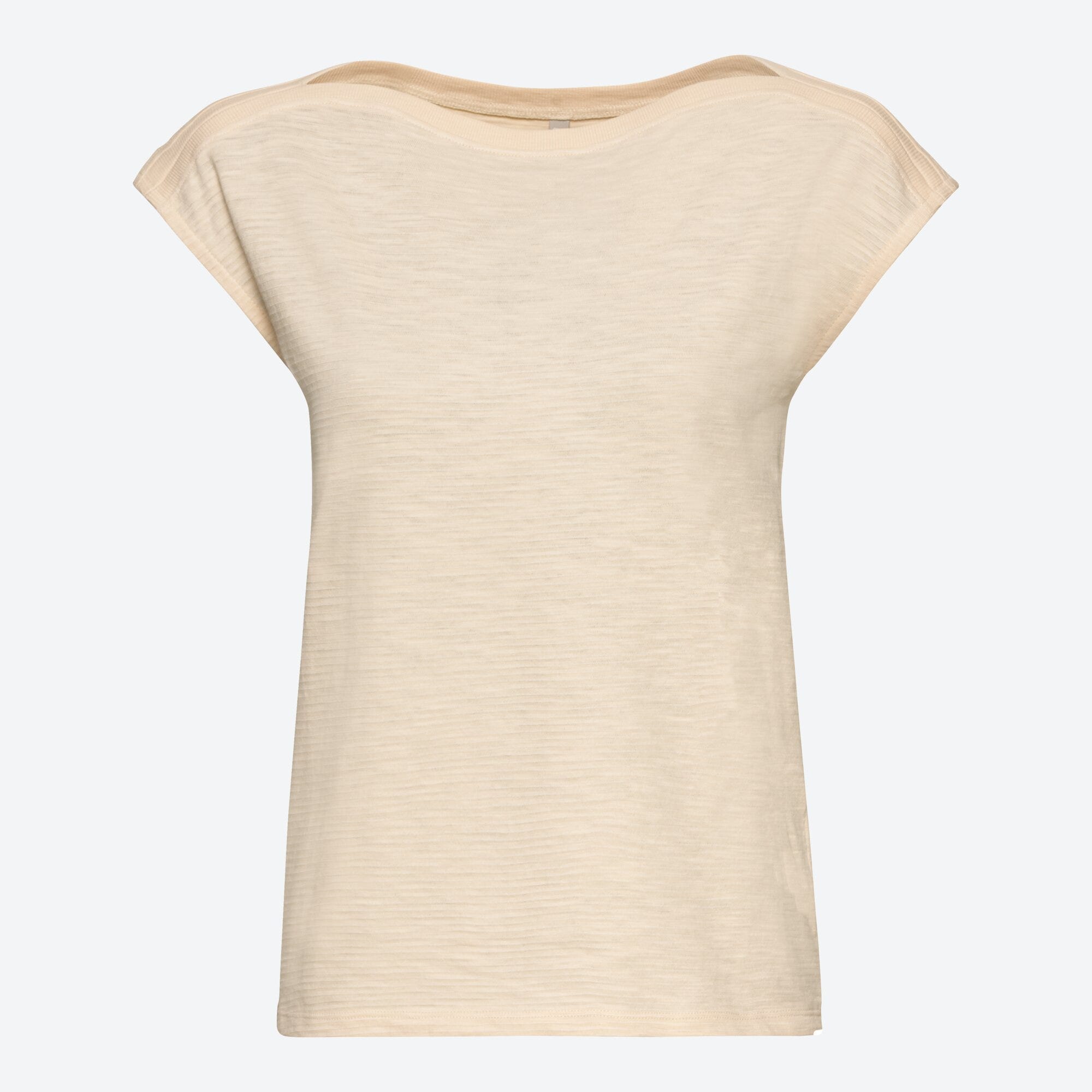 Damen-T-Shirt mit Streifen-Struktur