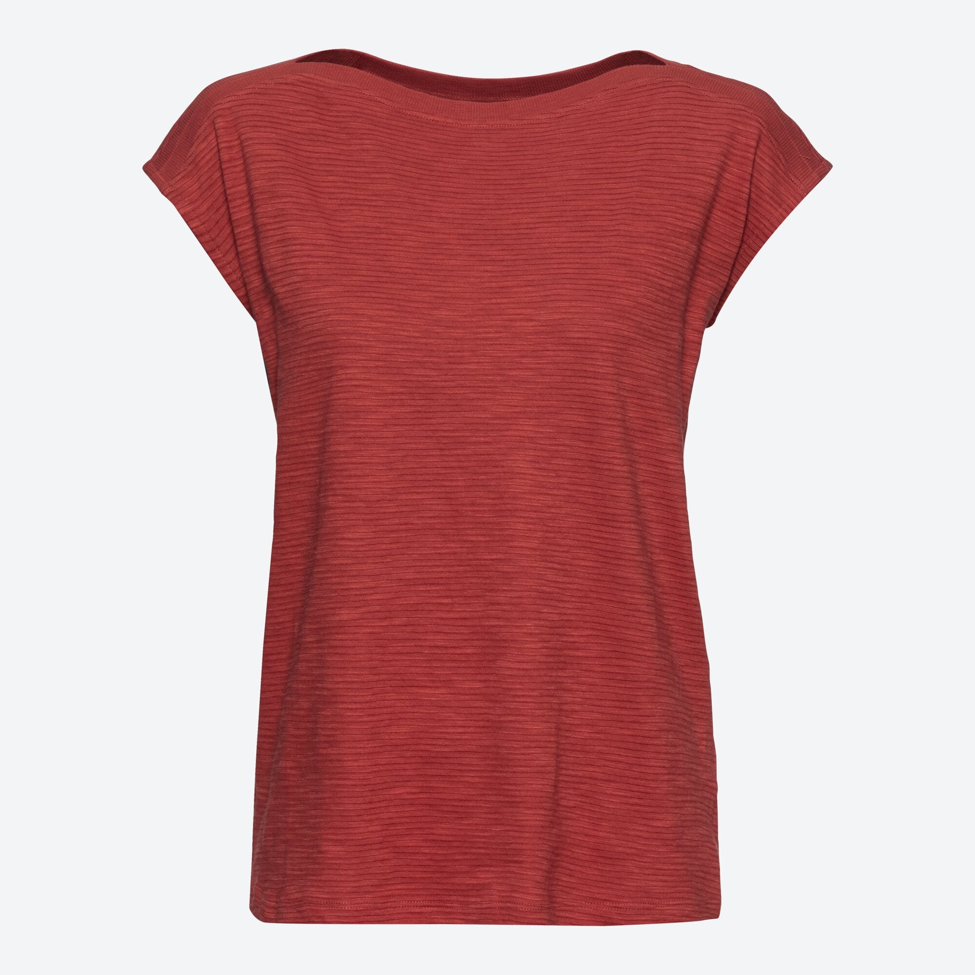 Damen-T-Shirt mit Streifen-Struktur