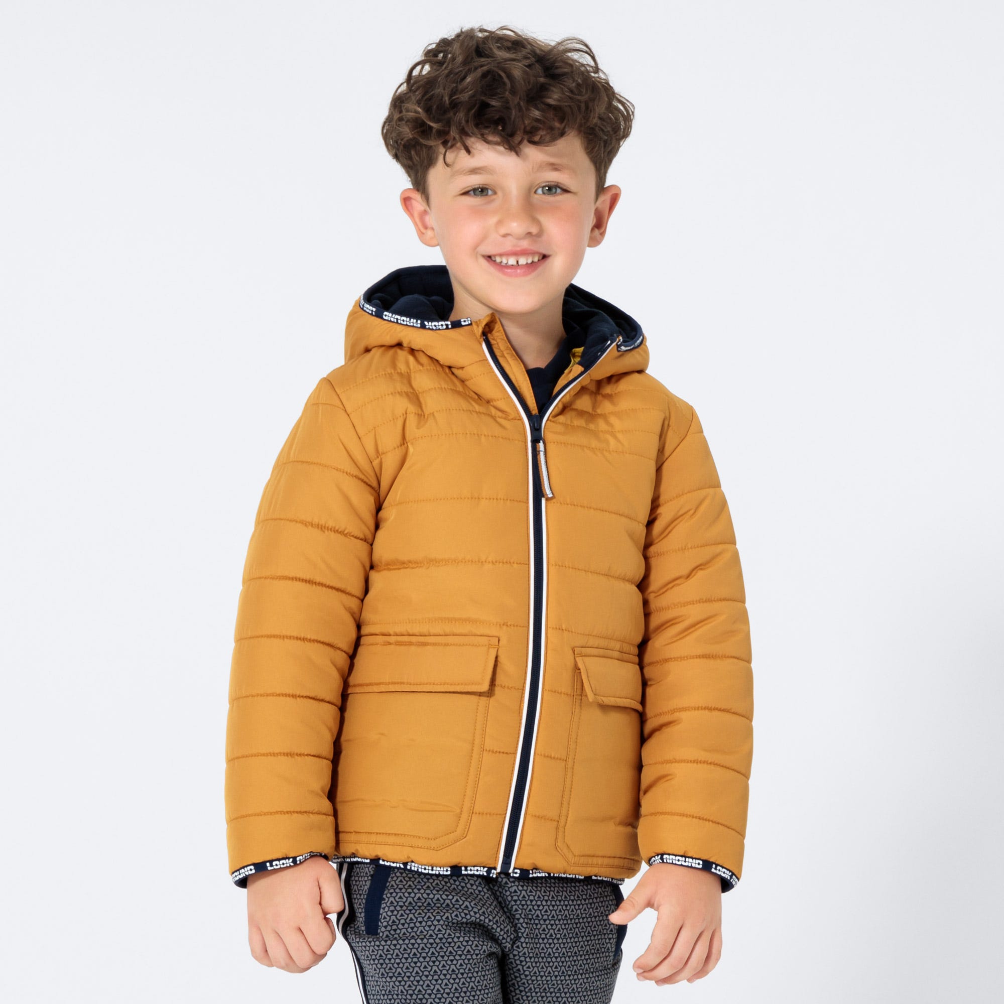 Jungen-Jacke mit Kapuze