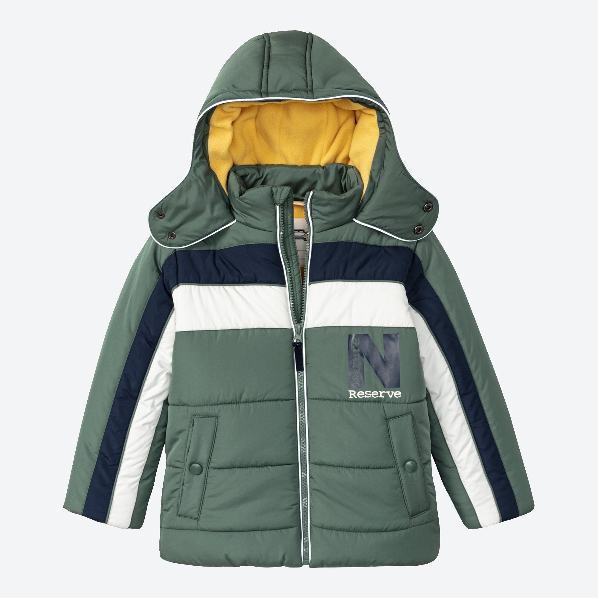 Jungen-Jacke mit Blockstreifen