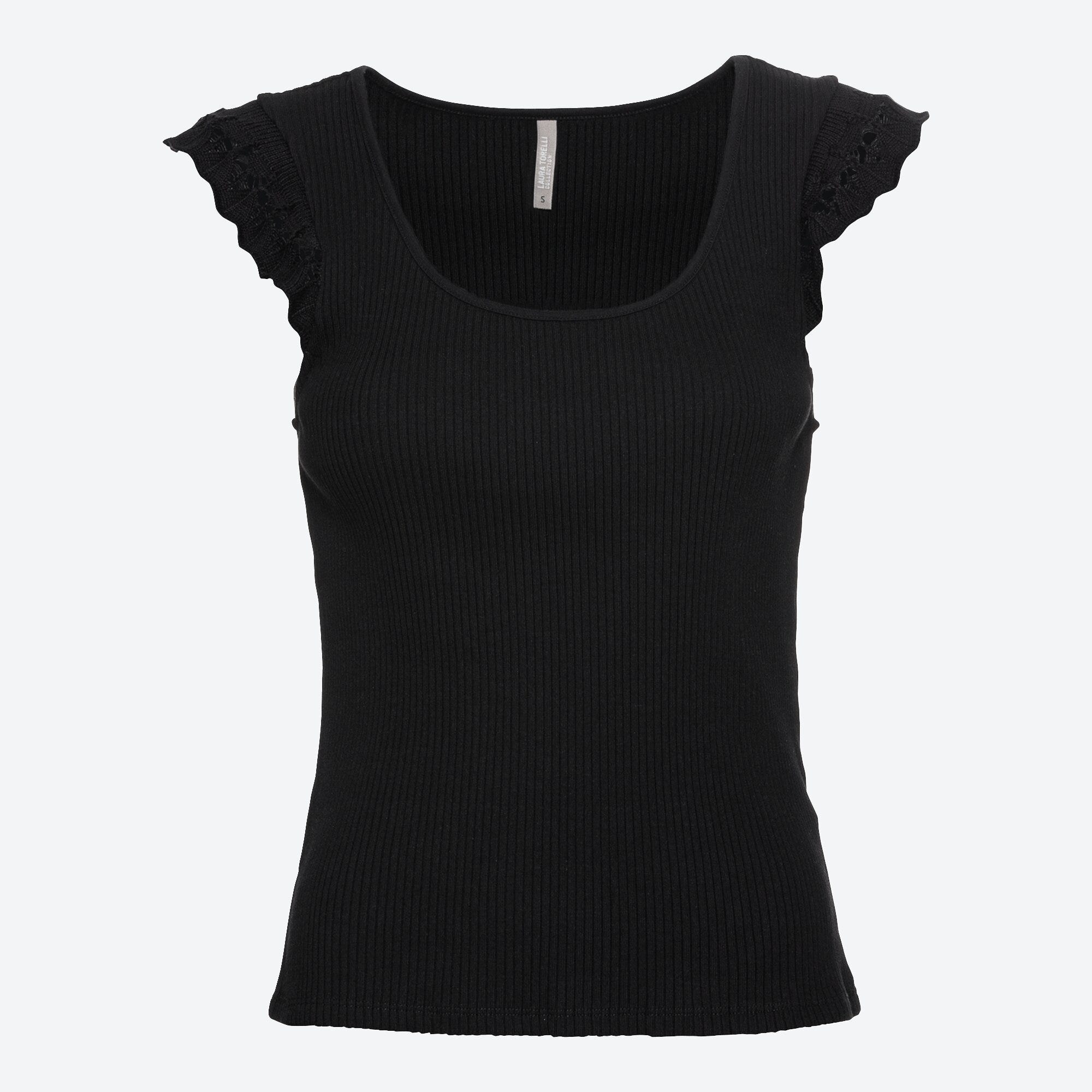 Damen-T-Shirt in Feinstrick-Qualität