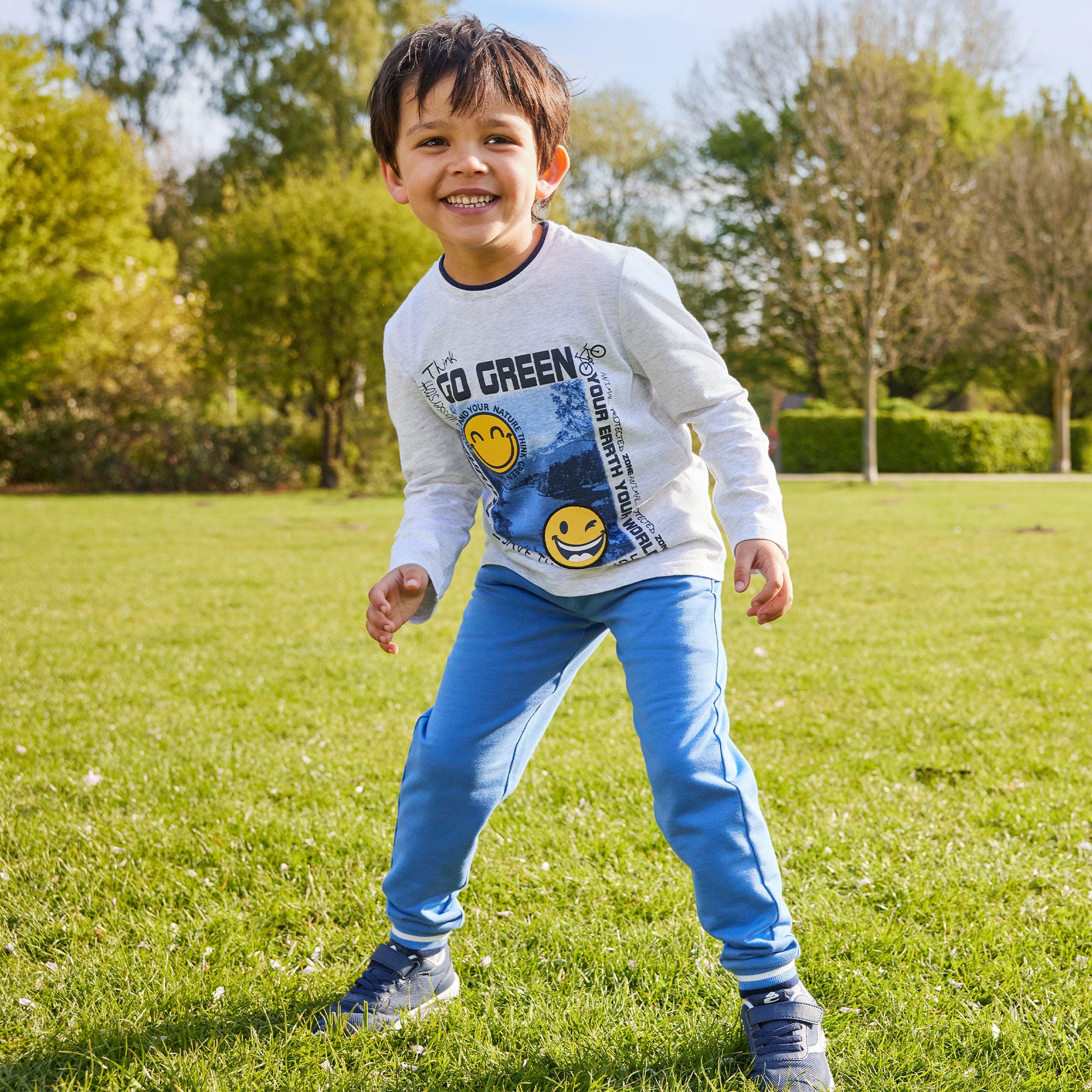 Jungen-Set mit tollem Frontaufdruck, 2-teilig