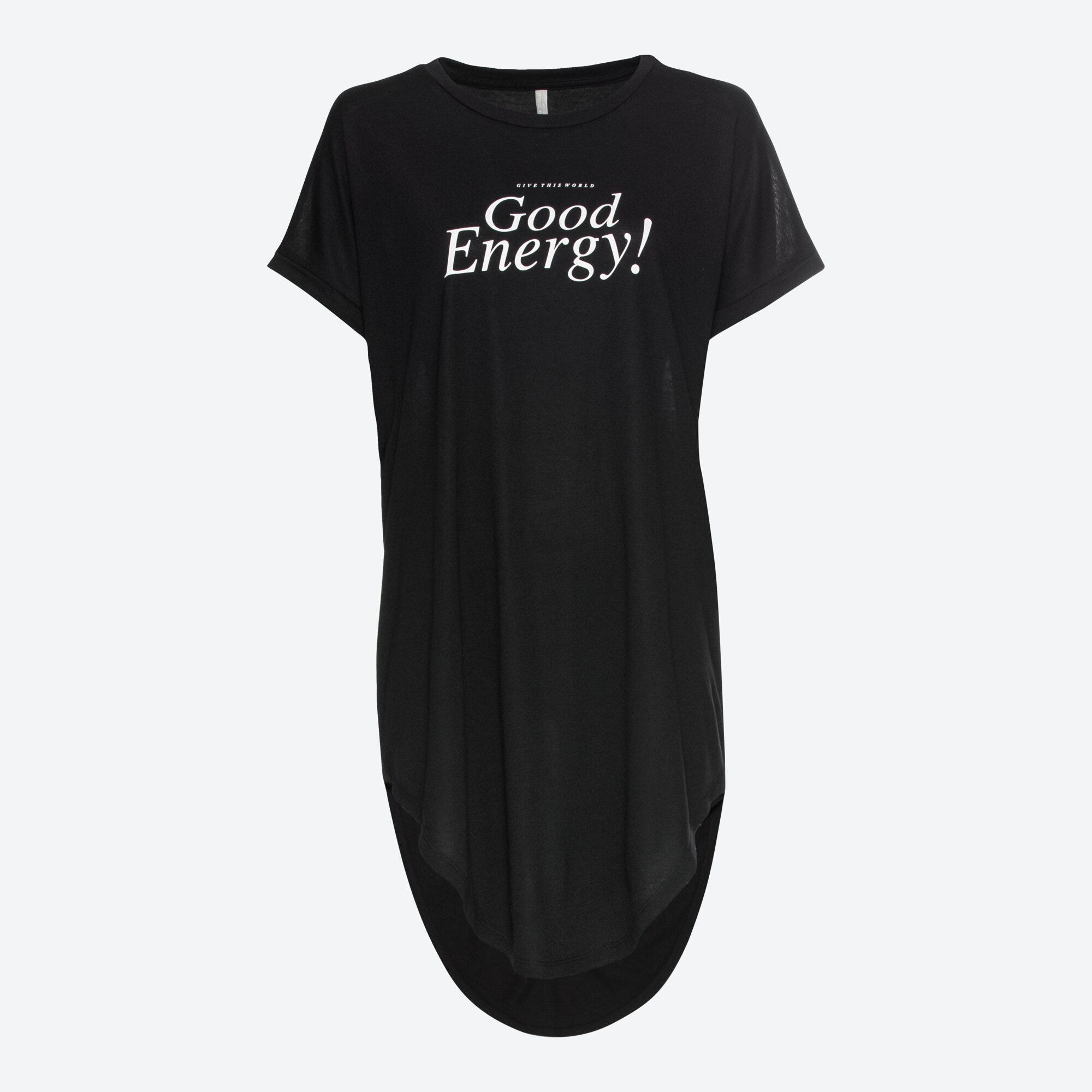 Damen-Longshirt mit Frontaufdruck