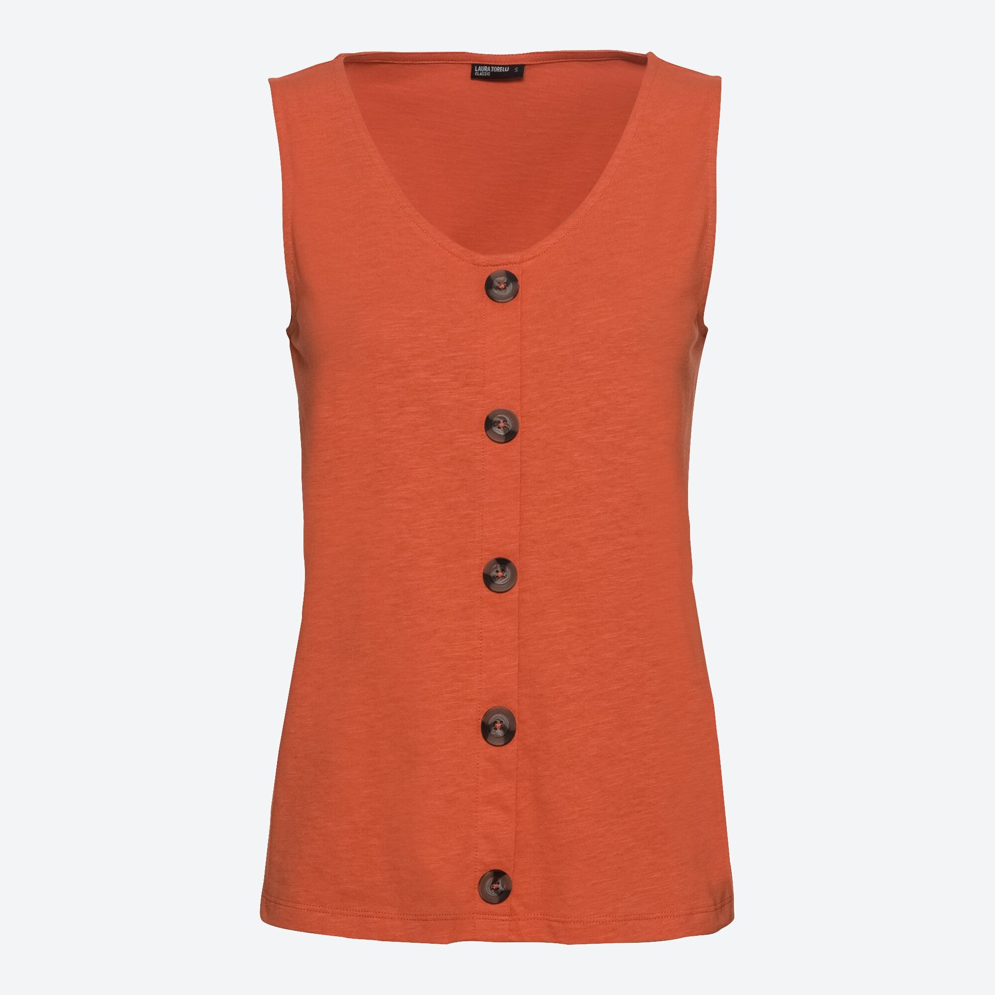 Damen-Top mit Knopfleiste