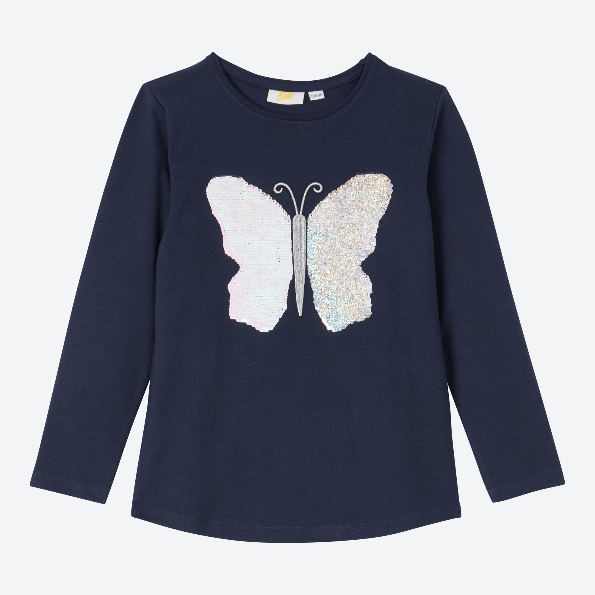Mädchen-Shirt mit Wendepailletten