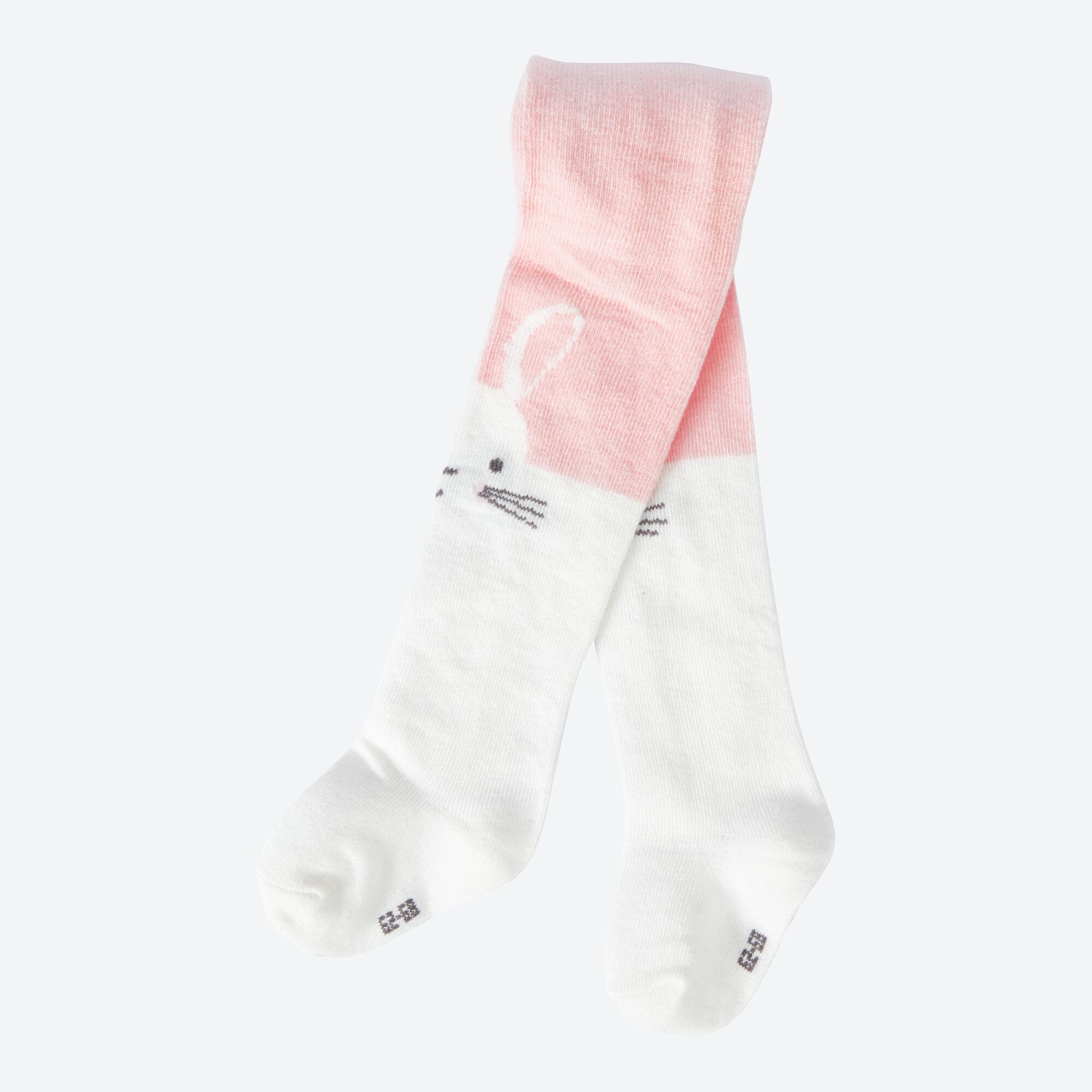 Baby-Mädchen-Strumpfhose mit Hasen-Motiv