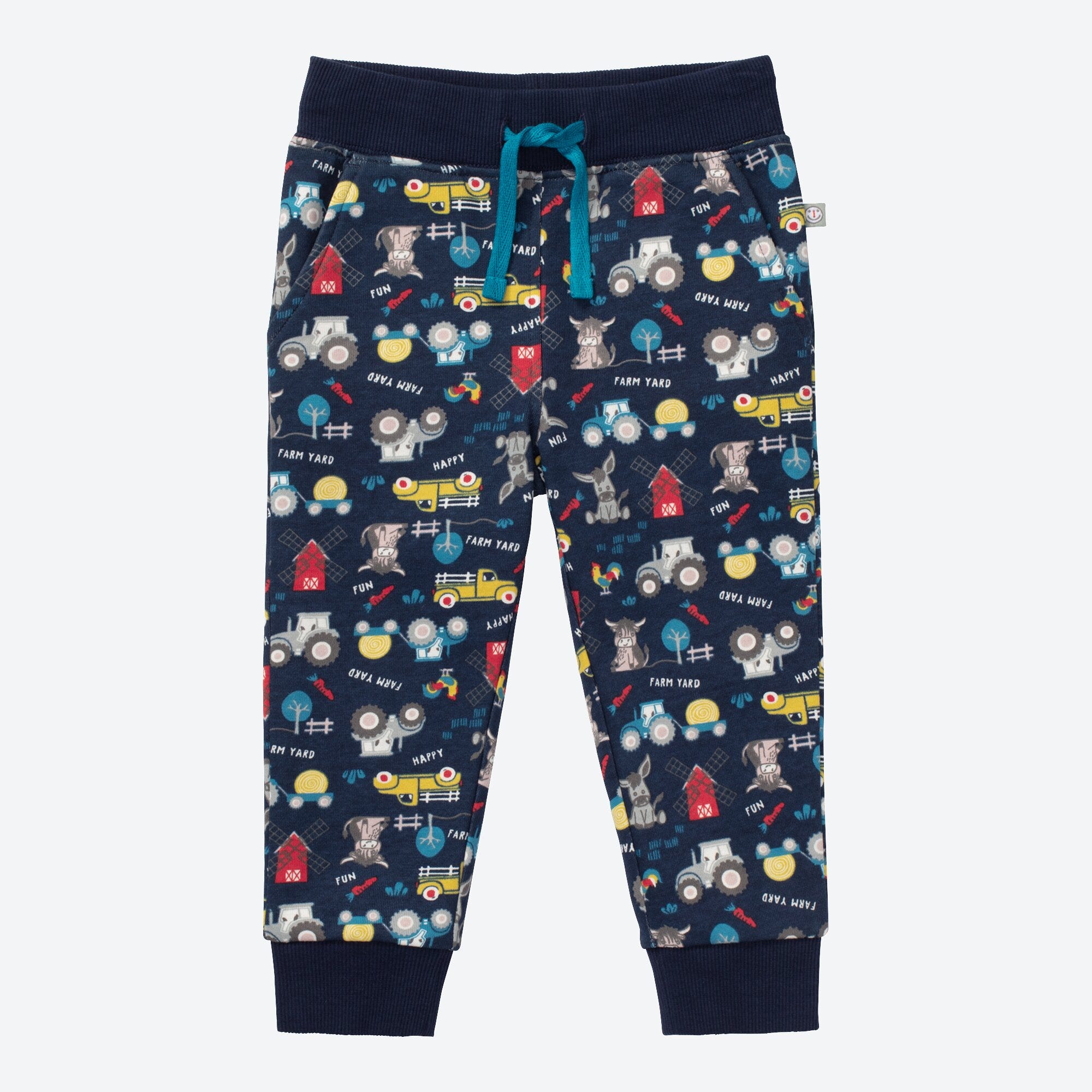 Baby-Jungen-Jogginghose mit Bauernhof-Muster