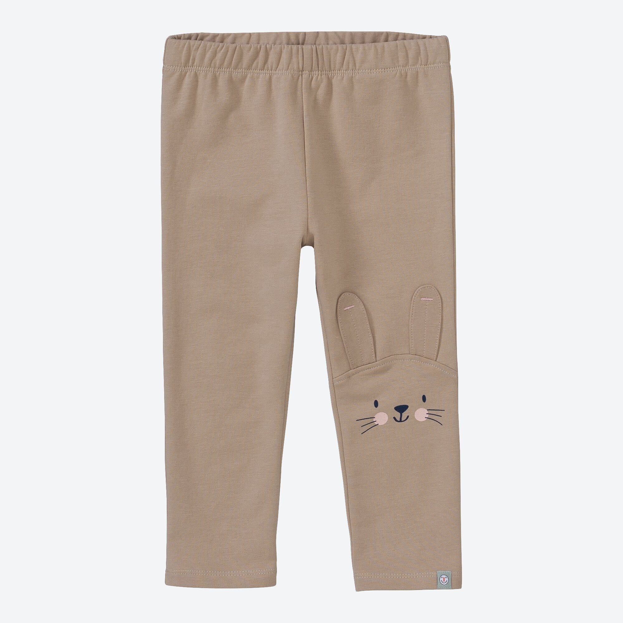 Baby-Mädchen-Leggings mit Hasengesicht