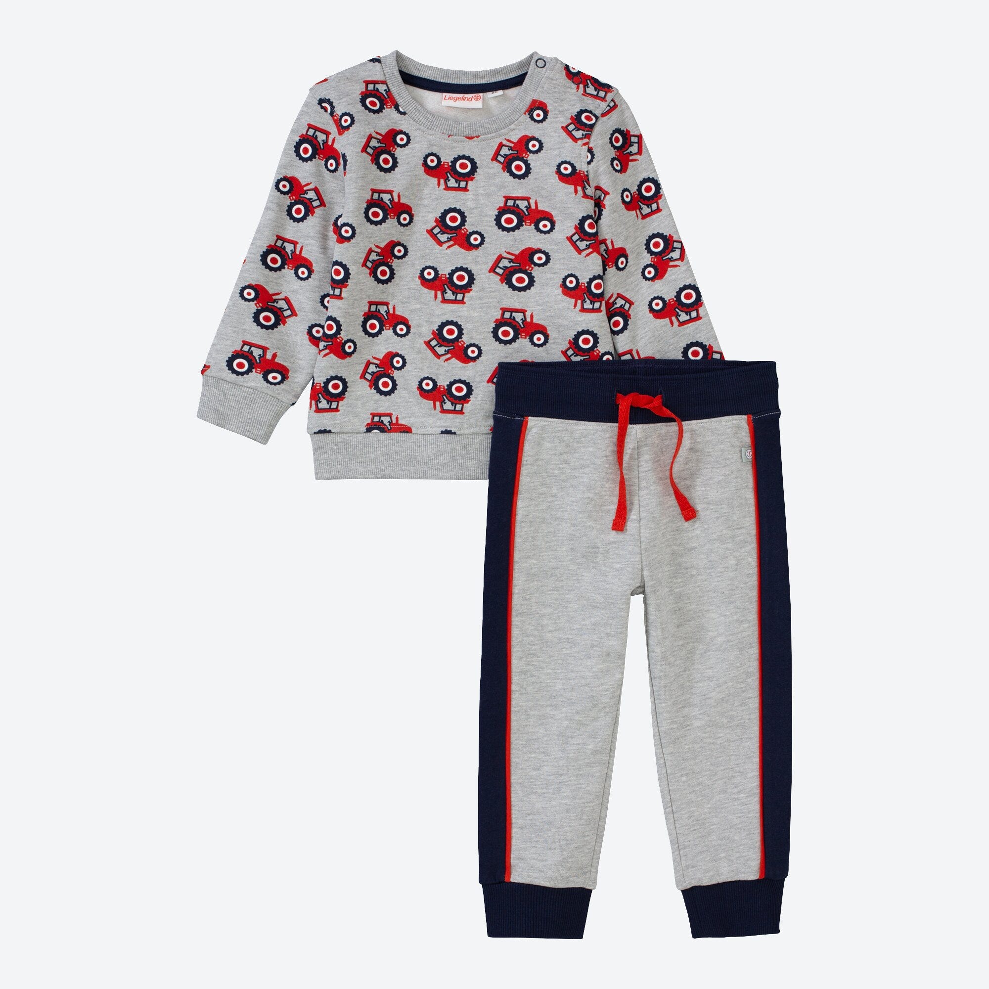 Baby-Jungen-Set mit Traktor-Muster, 2-teilig