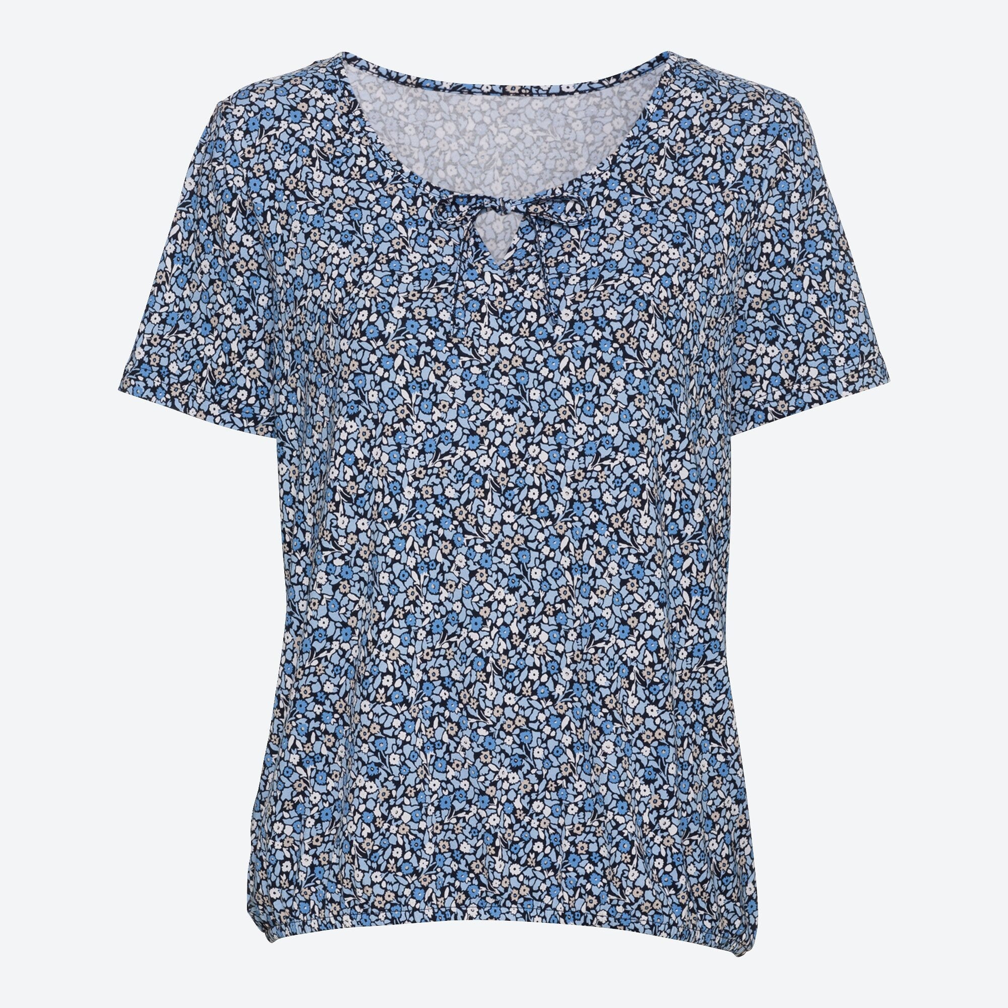 Damen-T-Shirt mit Bindebändern