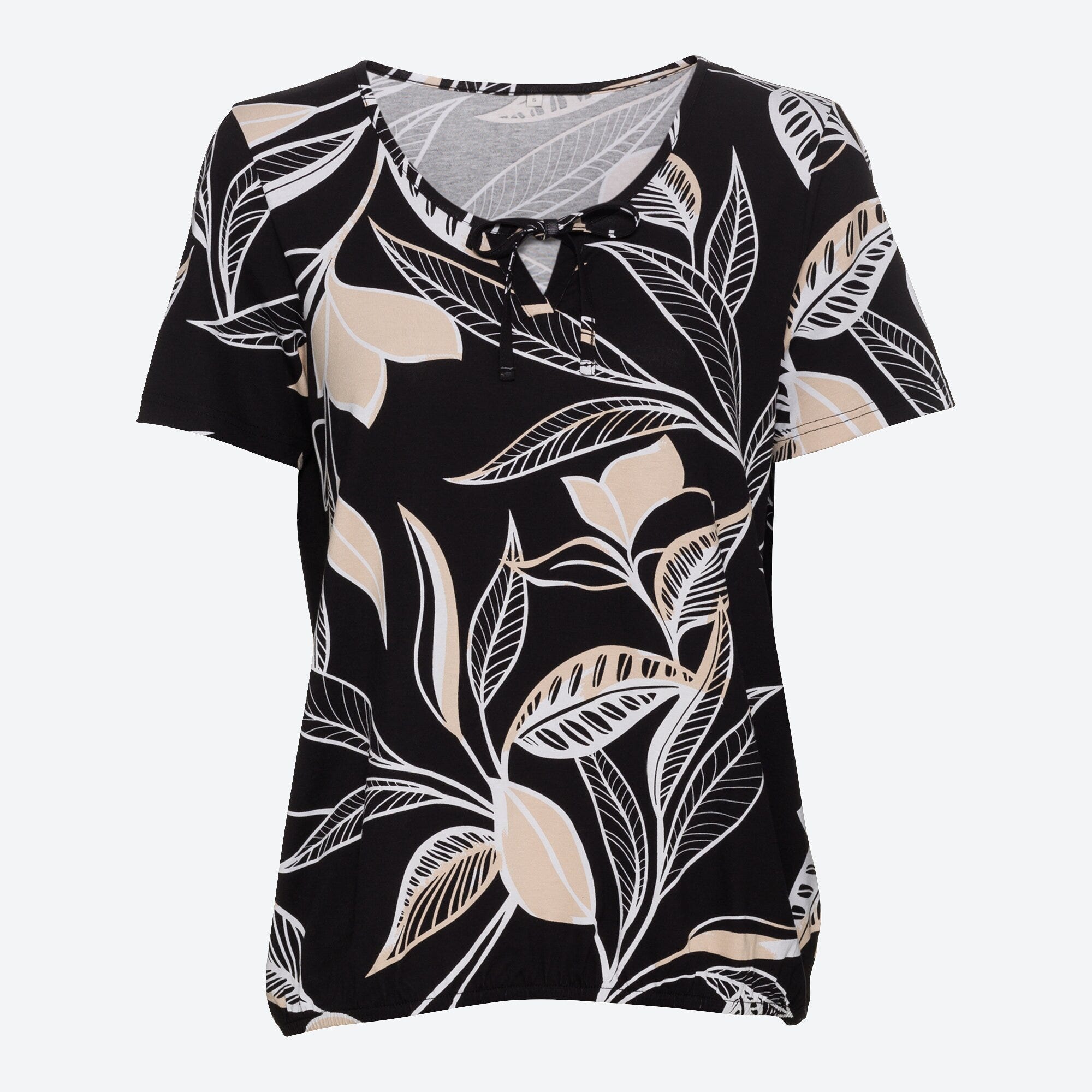 Damen-T-Shirt mit Bindebändern