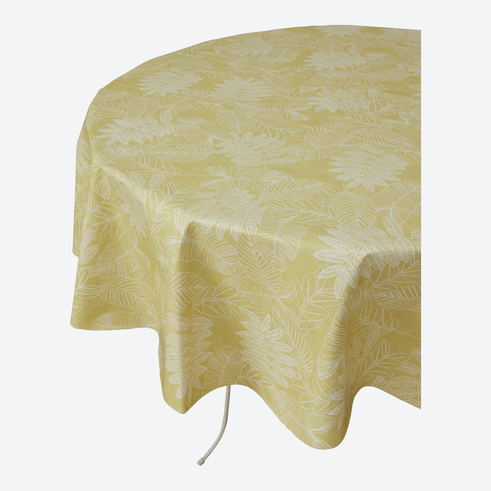 Wachstuchtischdecke mit PVC-Beschichtung, Ø ca. 140
