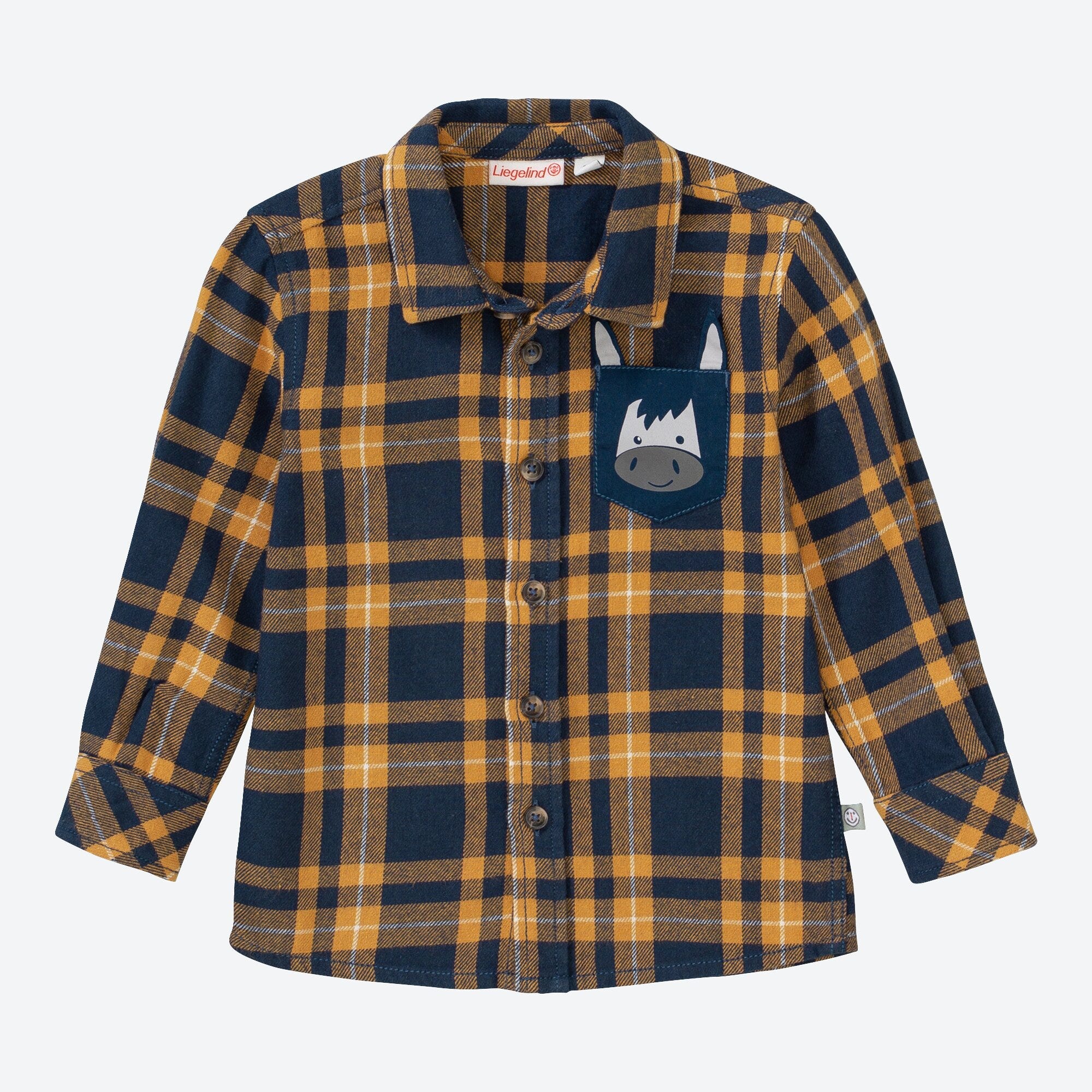 Baby-Jungen-Hemd mit Brusttasche
