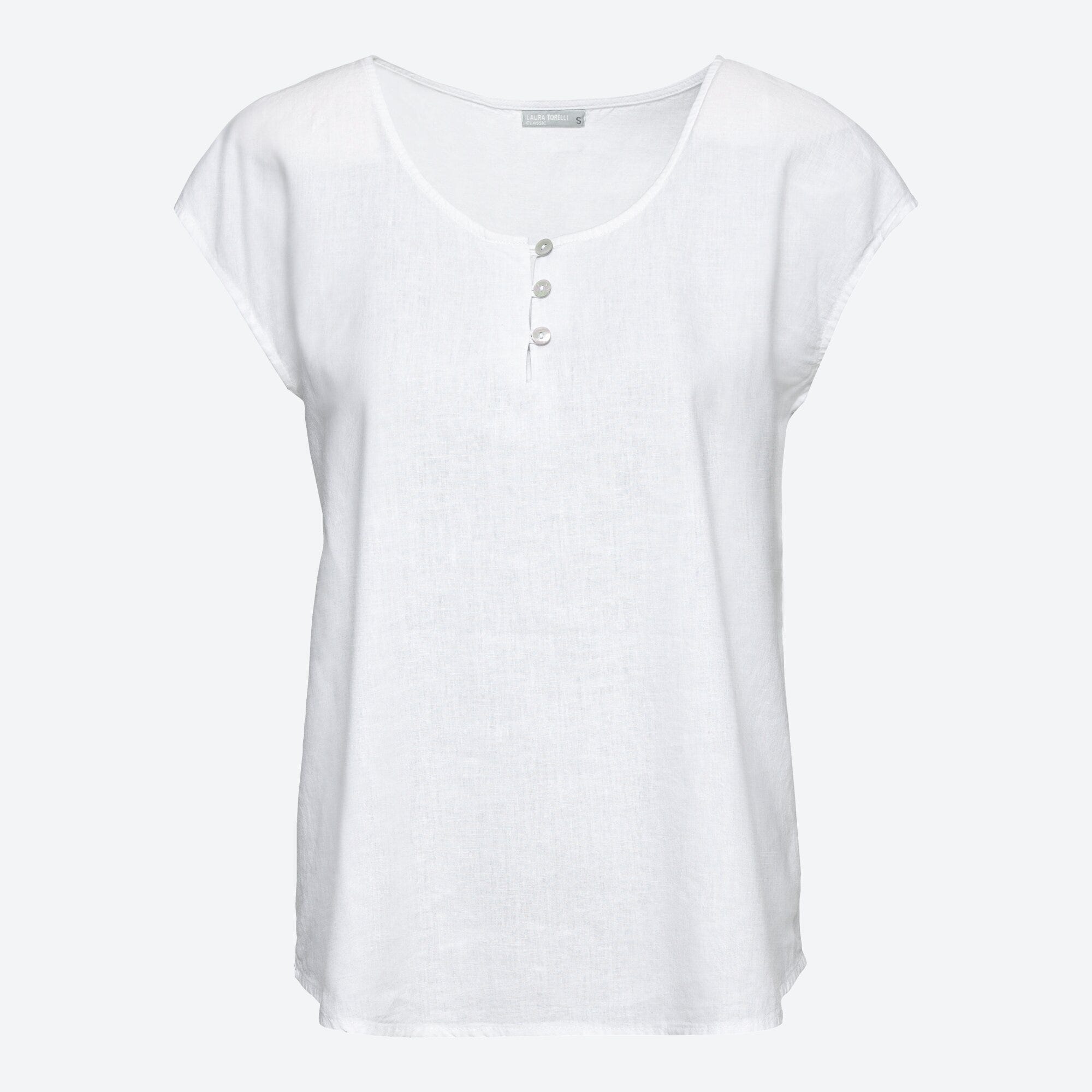 Damen-Bluse mit kleiner Knopfleiste