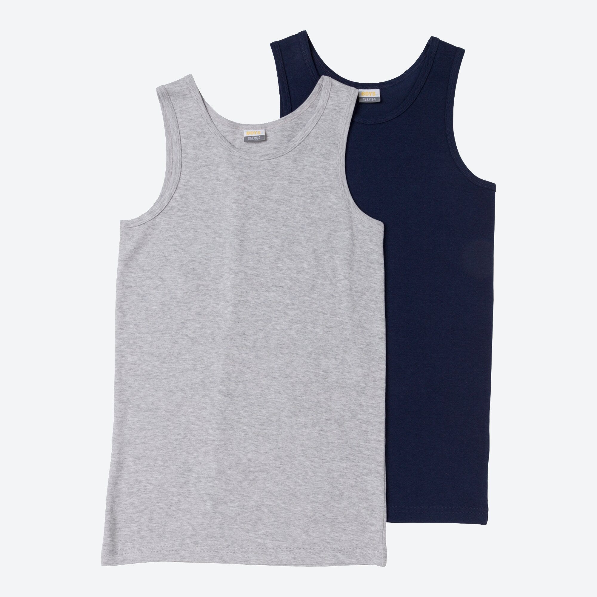 Jungen-Unterhemd, 2er-Pack