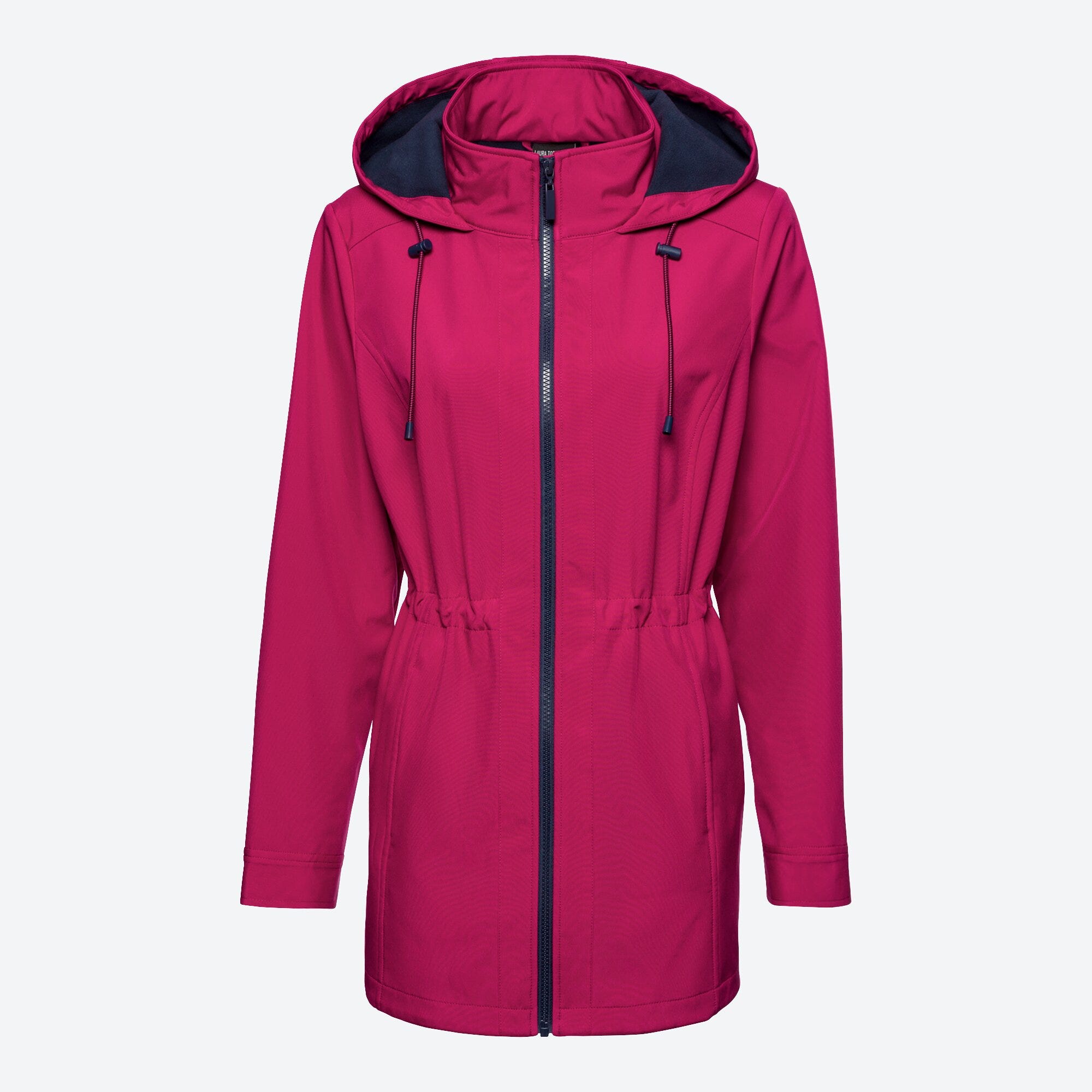 Damen-Softshell-Mantel mit Kapuze