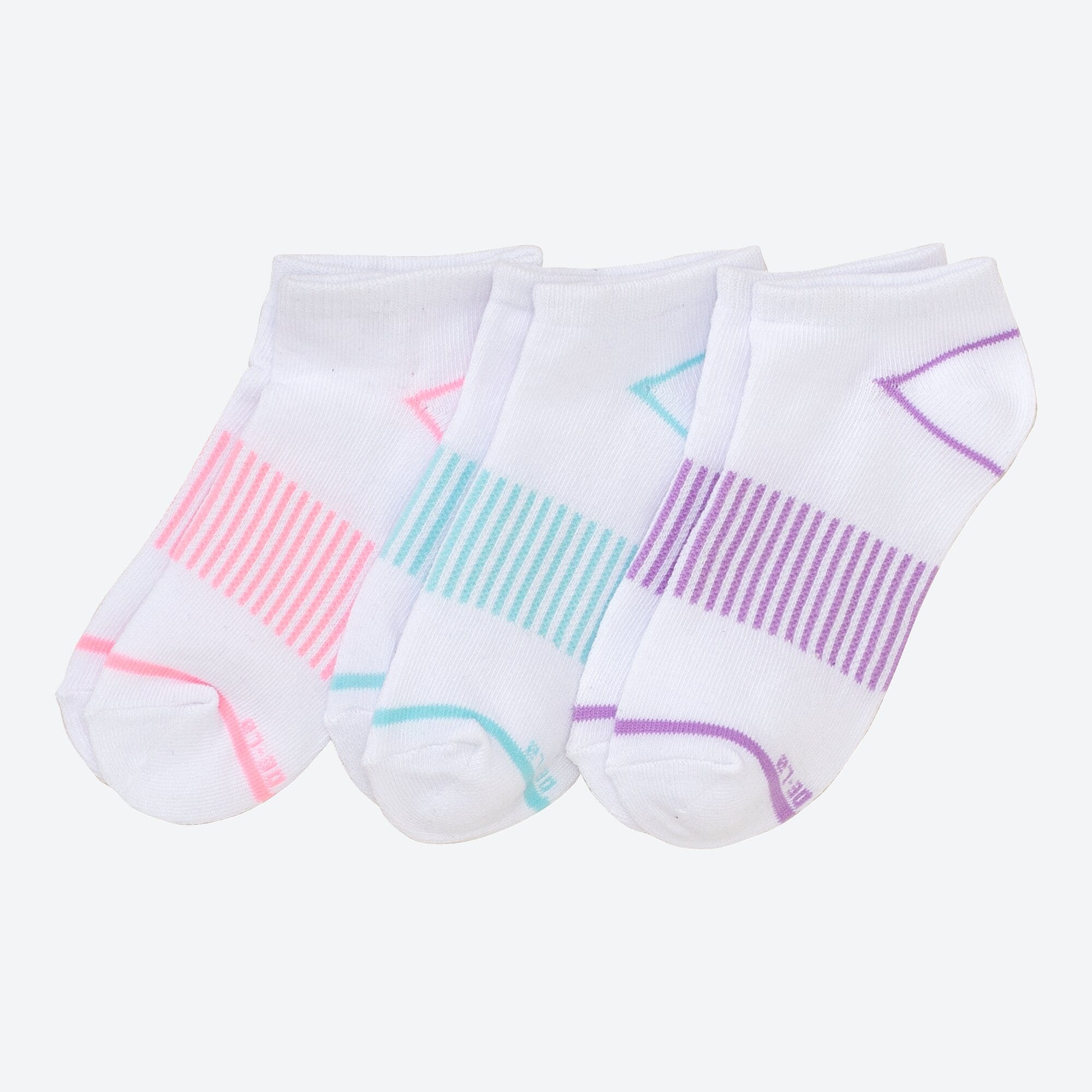 Mädchen-Sport-Sneaker-Socken, 3er-Pack
