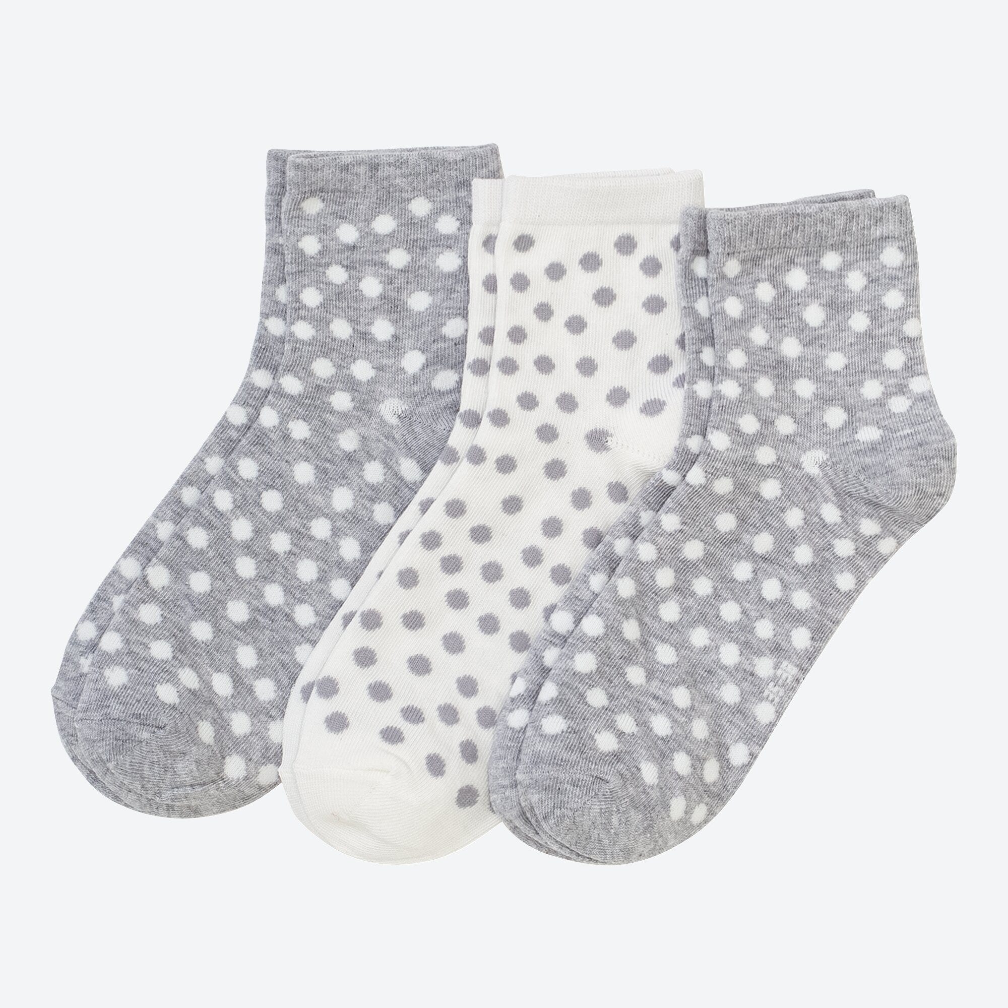 Damen-Socken mit verschiedenen Mustern, 3er-Pack