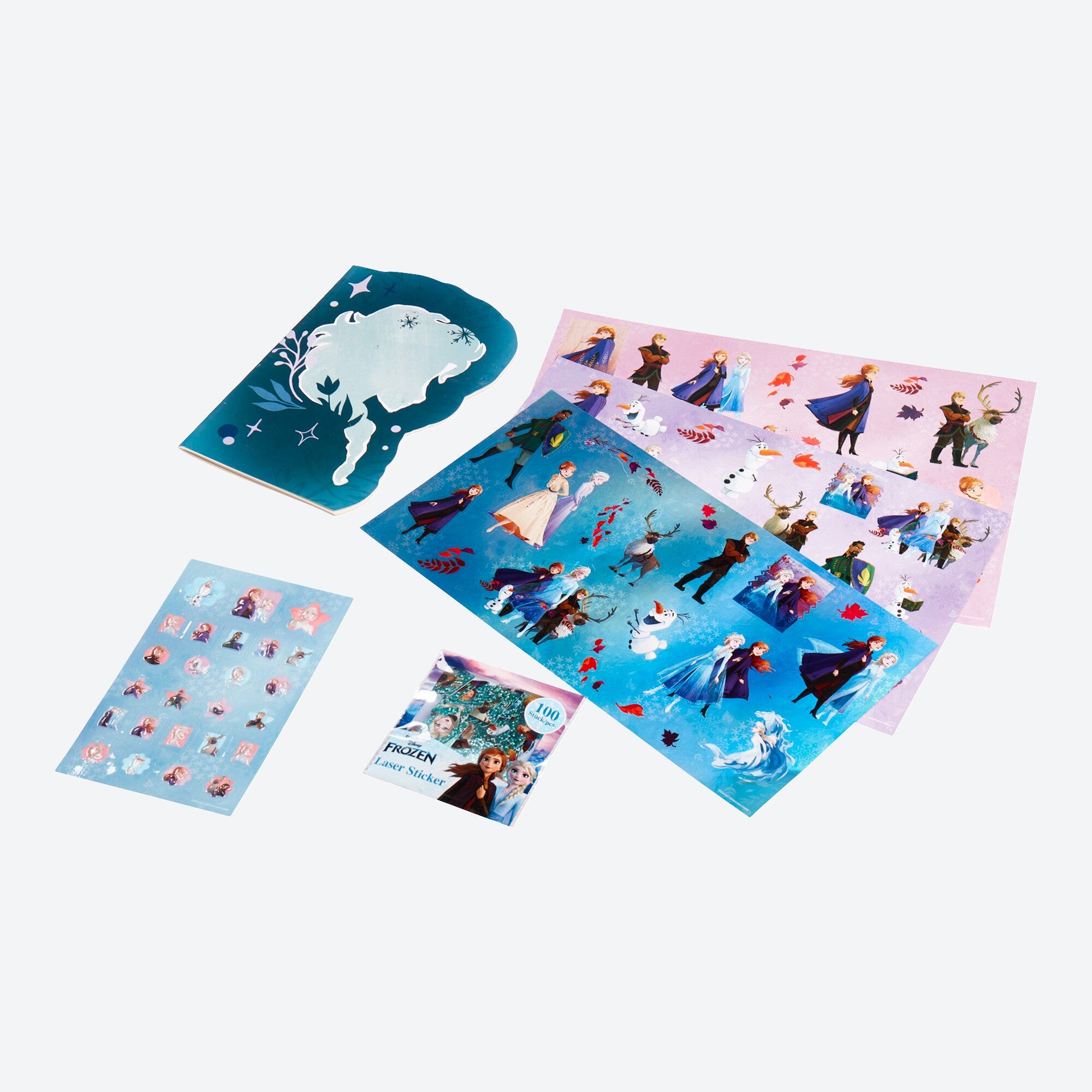 Sticker-Set mit Album, verschiedene Designs
