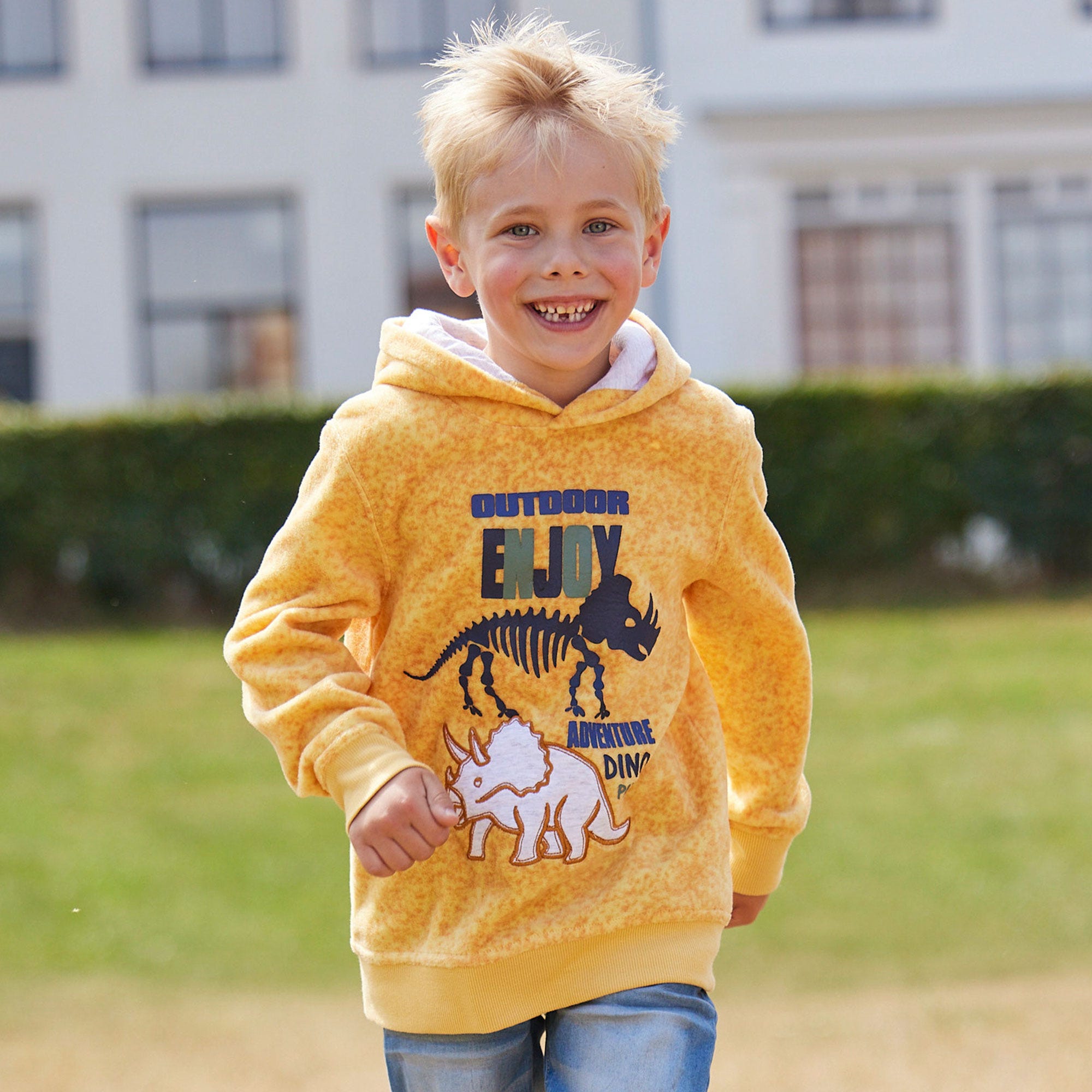 Kinder-Jungen-Kapuzenshirt aus Fleece