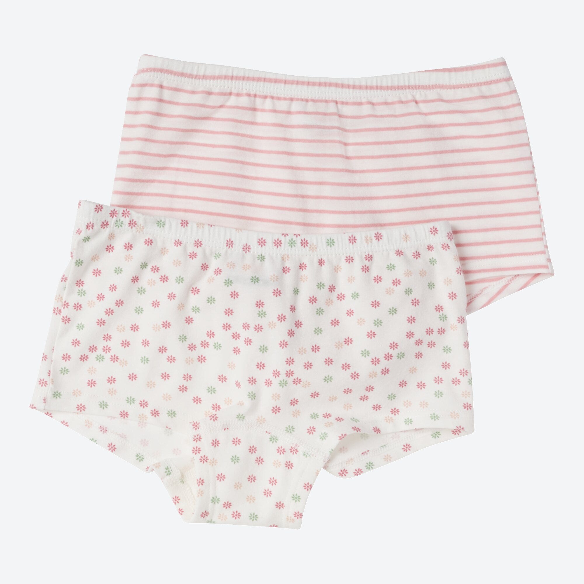 Mädchen-Panty mit Streifenmuster, 2er-Pack