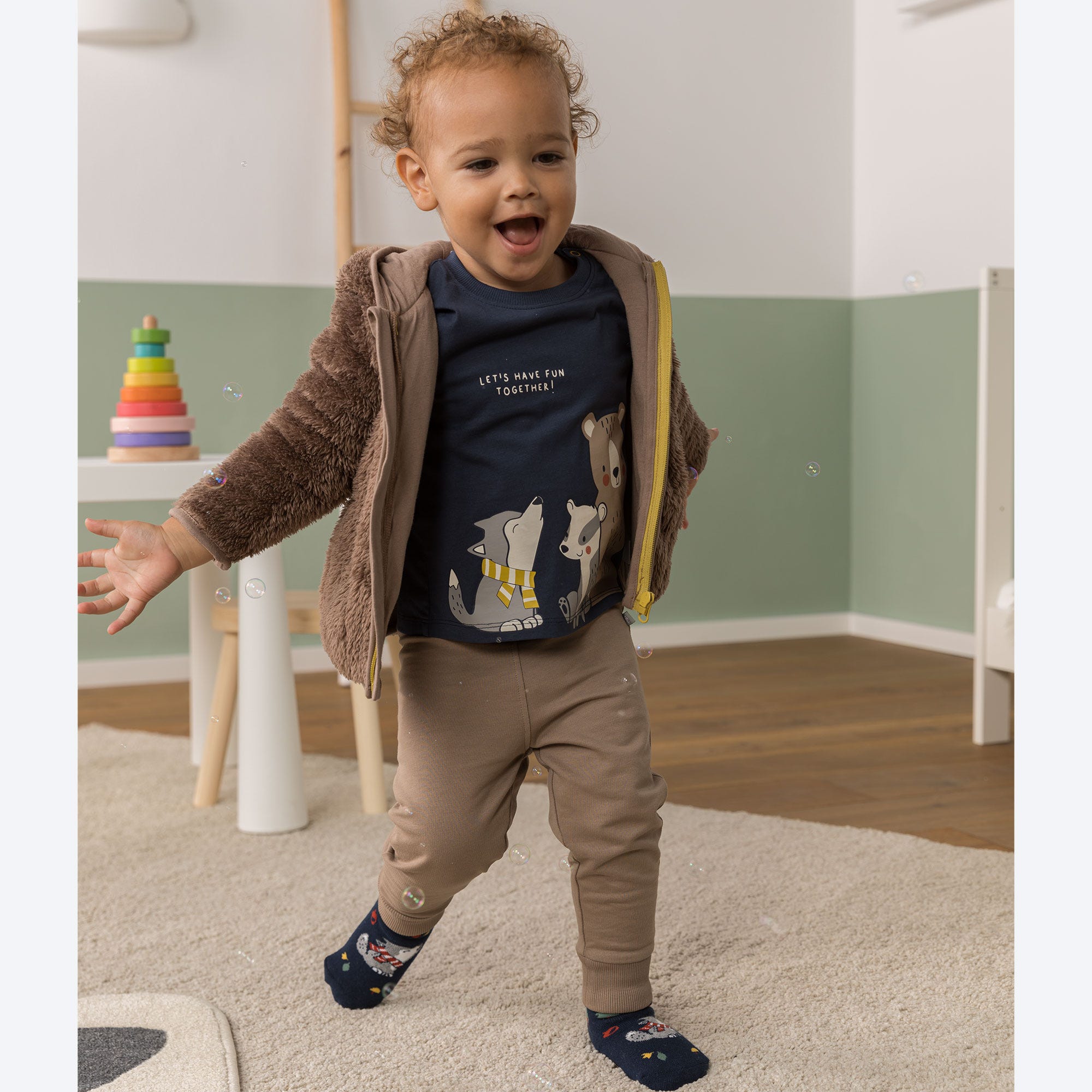 Baby-Jungen-Jogginghose mit Baumwolle