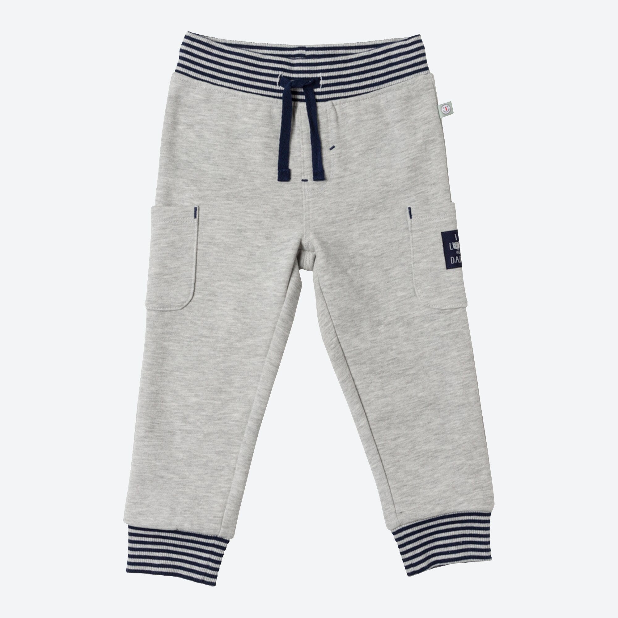 Baby-Jungen-Jogginghose in Melange-Optik