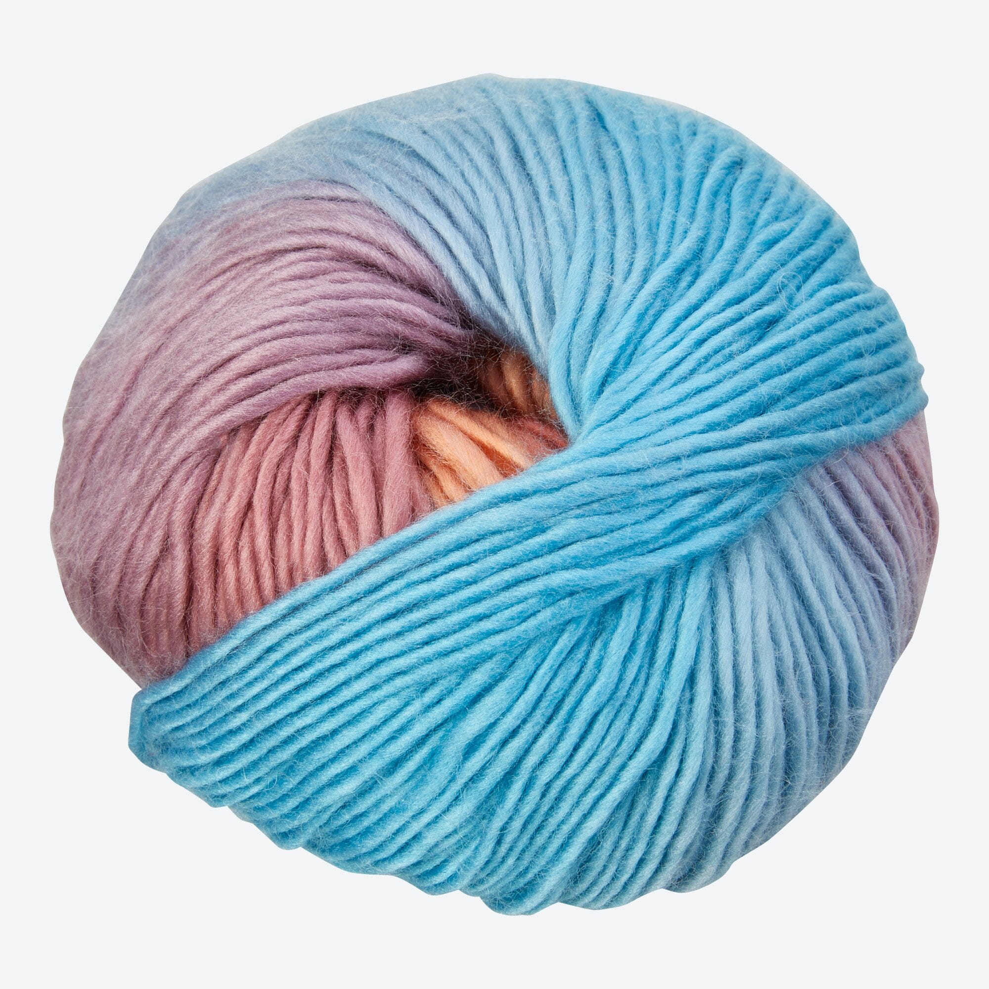 Handstrickgarn mit Farbverlauf, ca. 50g
