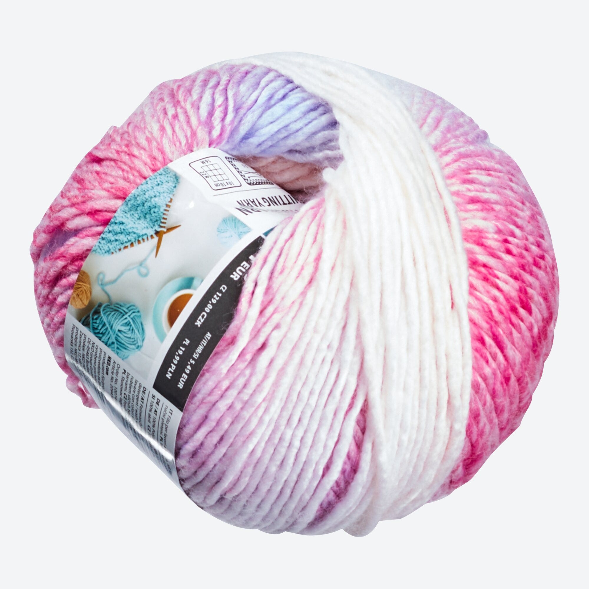 Handstrickgarn mit Farbverlauf, 100g