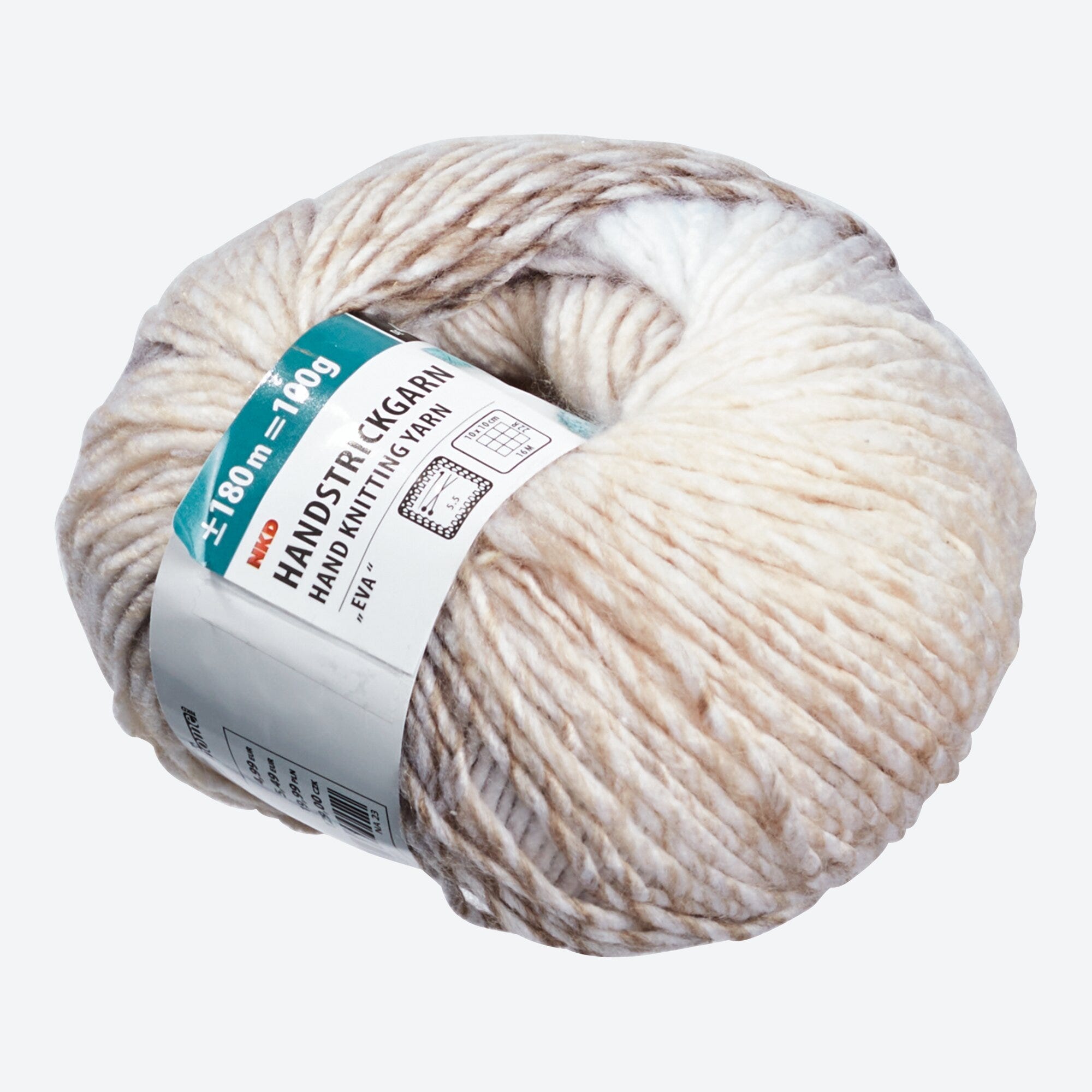 Handstrickgarn mit Farbverlauf, 100g