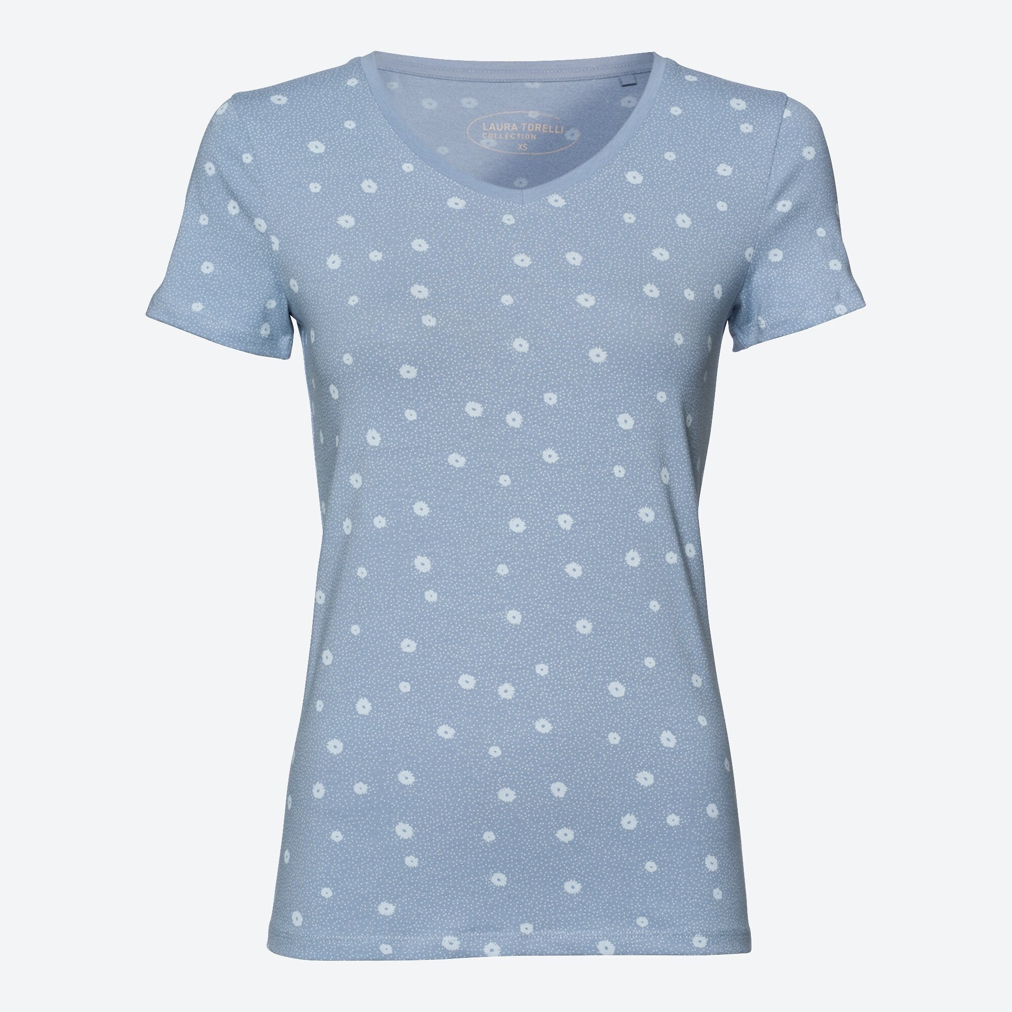 Damen-T-Shirt mit Blümchen-Muster