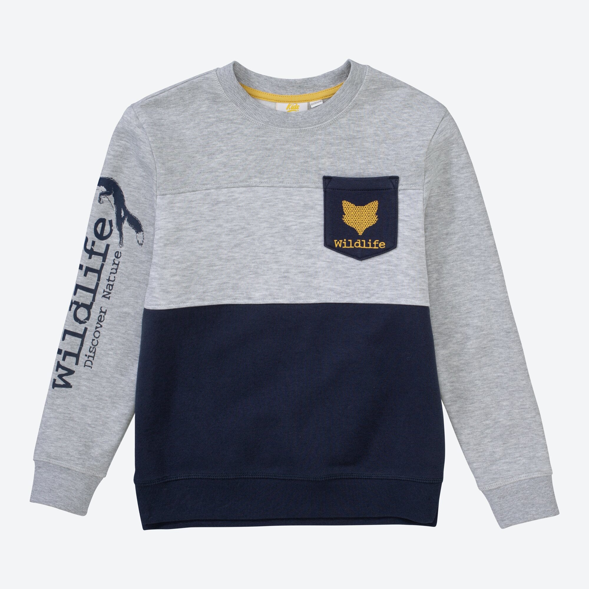 Jungen-Sweatshirt mit Brusttasche