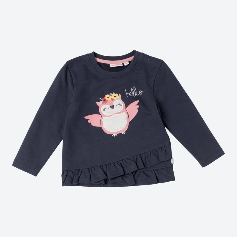 Baby-Mädchen-Sweatshirt mit Rüschen